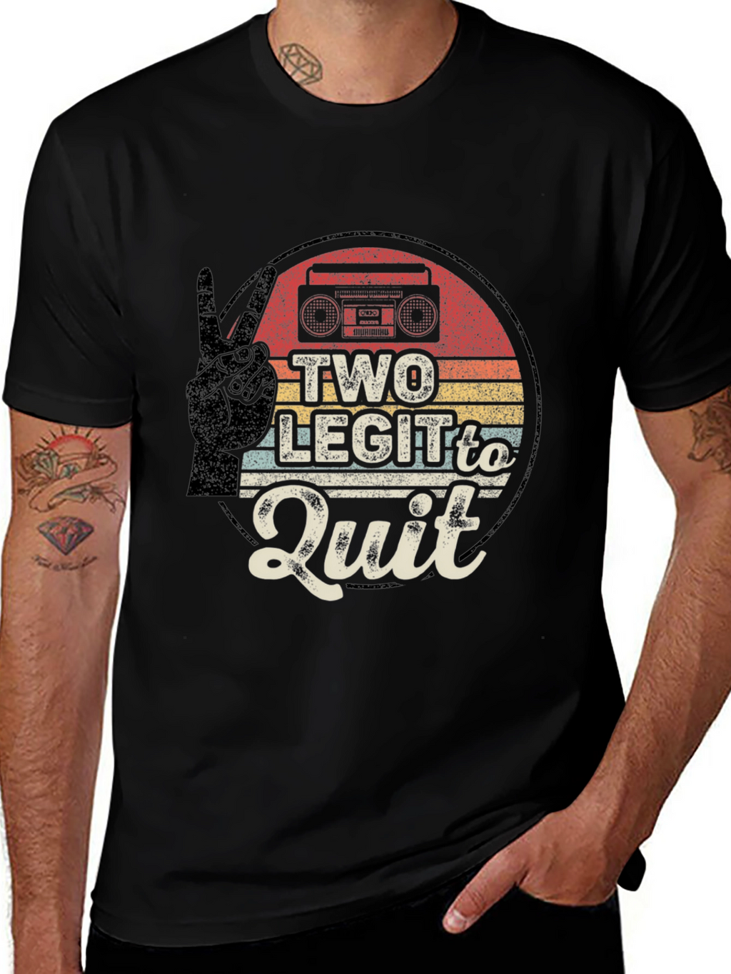 Two Legit to Quit Retro T-Shirt