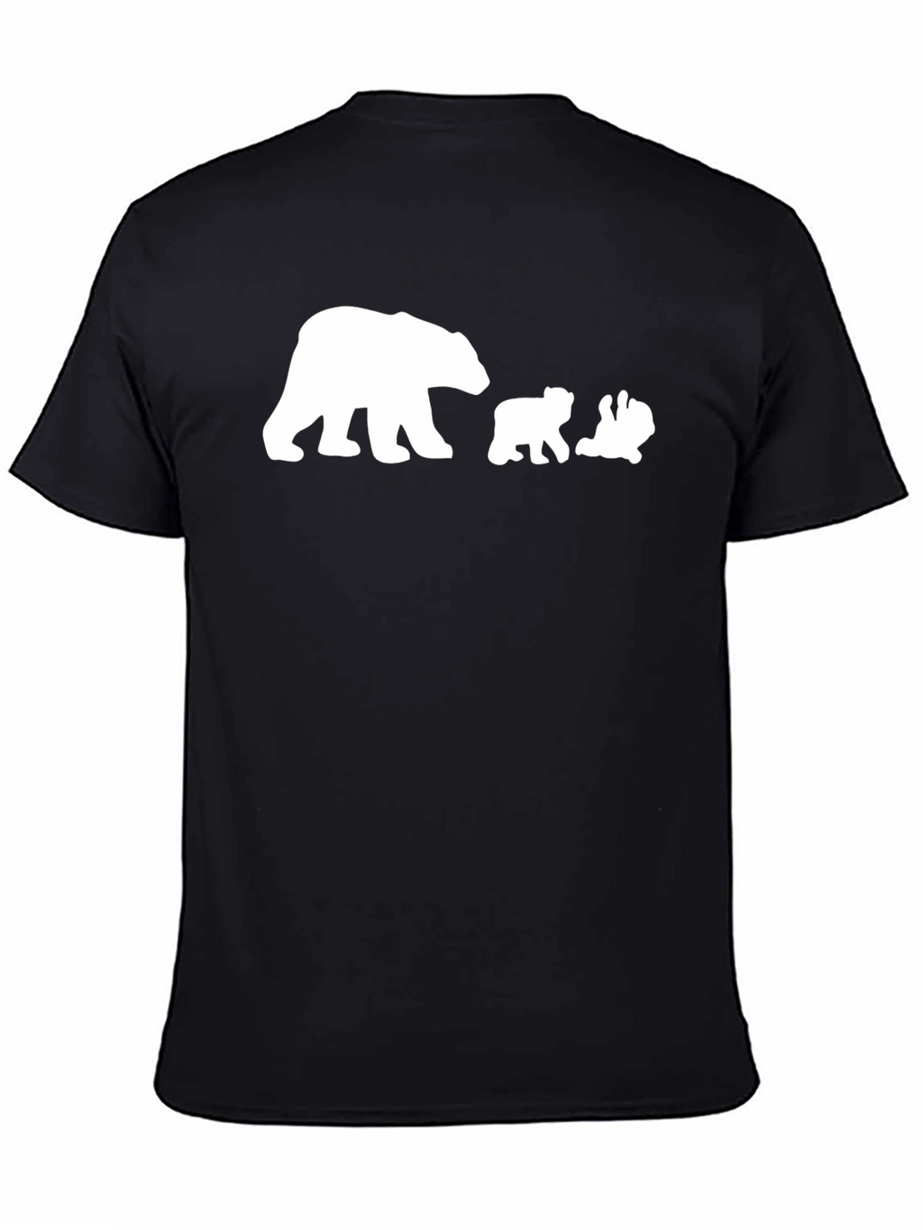 Bear Family Black T-Shirt