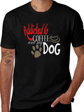 Addicted to Coffee and My Dog T-Shirt