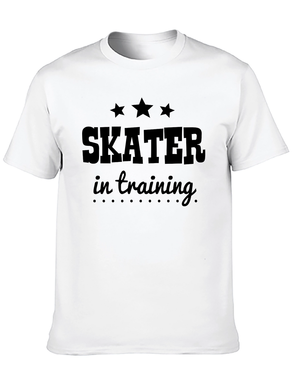 Skater in Training Graphic Tee - Black