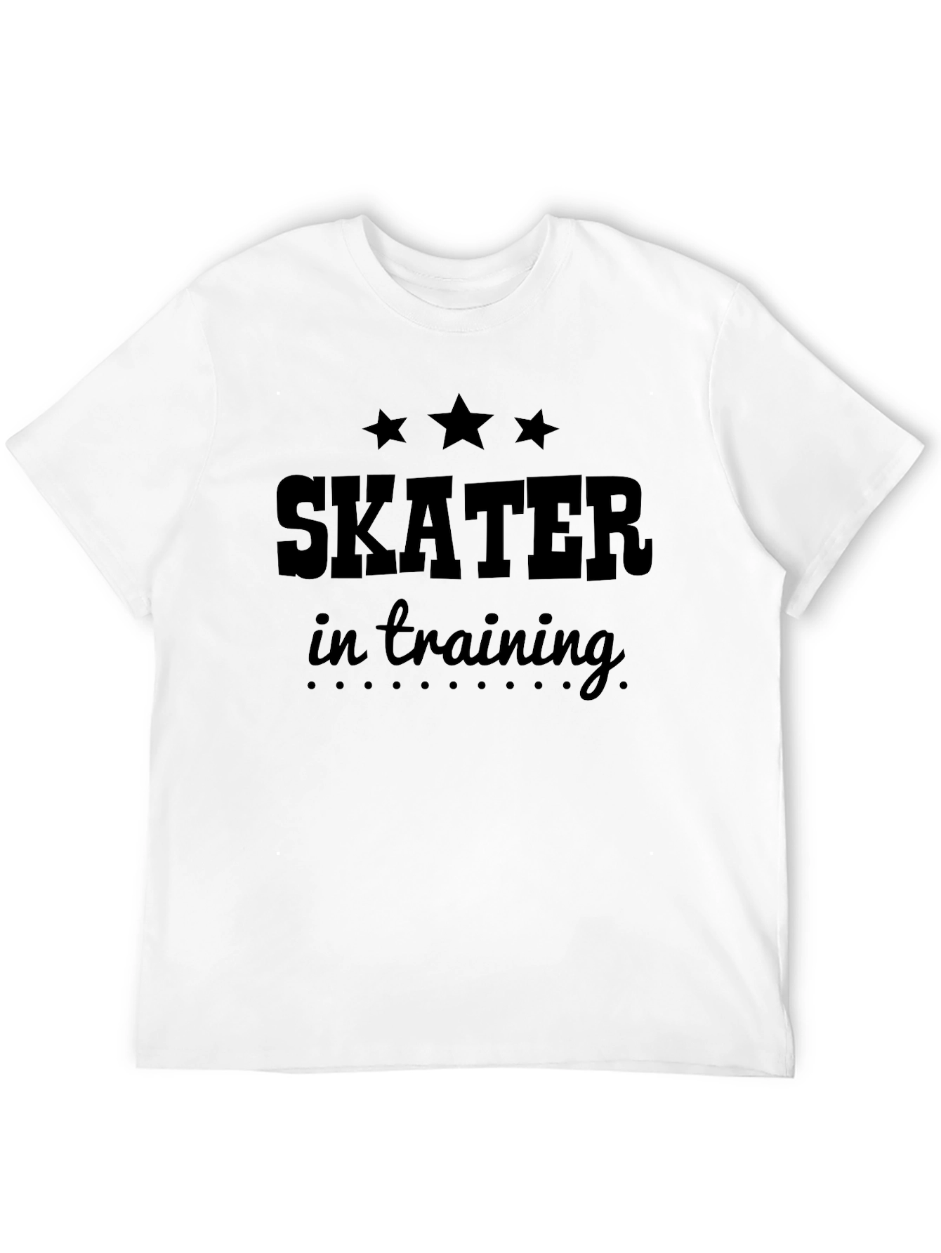 Skater in Training Graphic Tee - Black