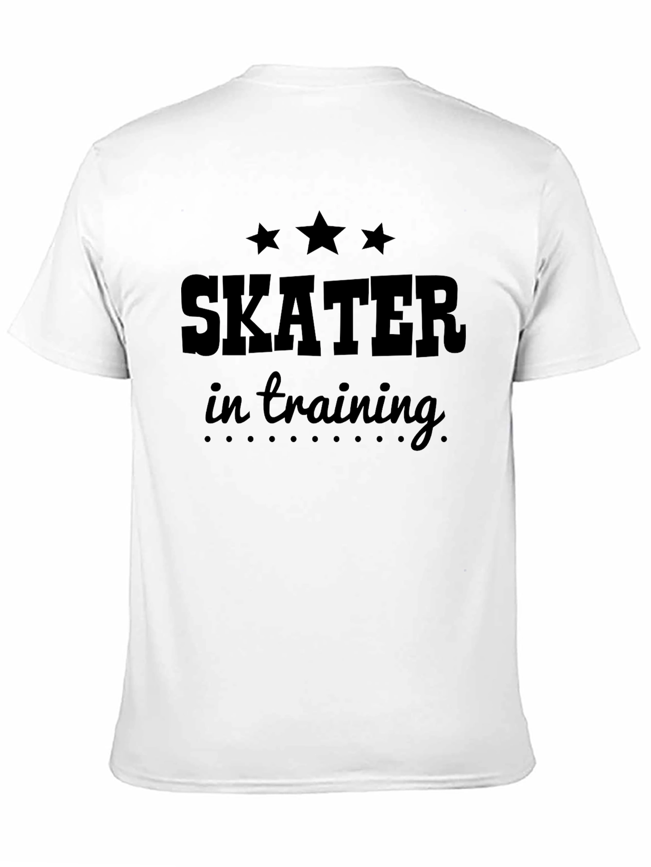 Skater in Training Graphic Tee - Black