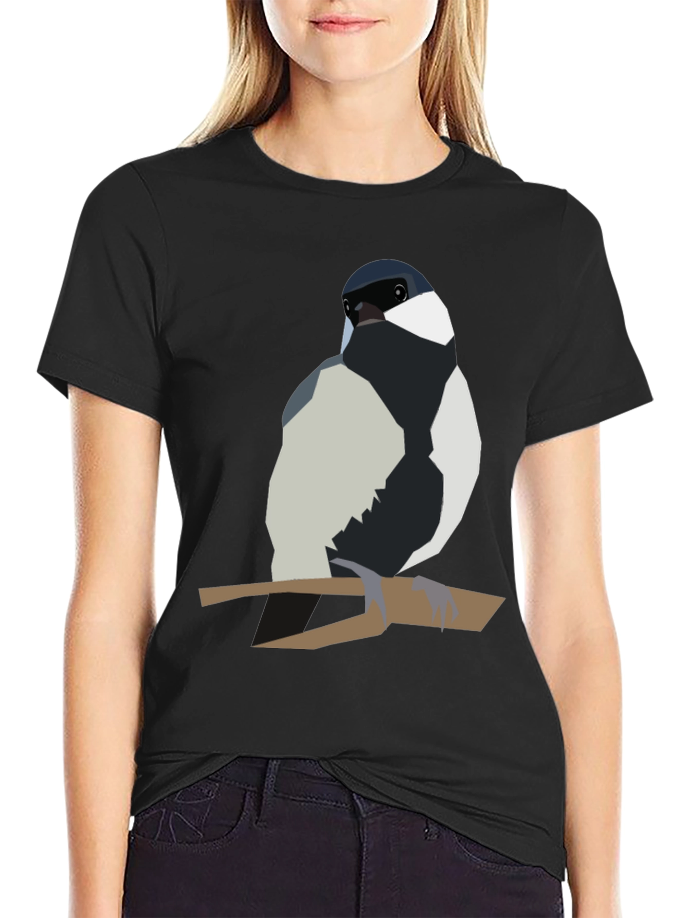 Bird on Branch Graphic Tee - Stylish Casual Wear
