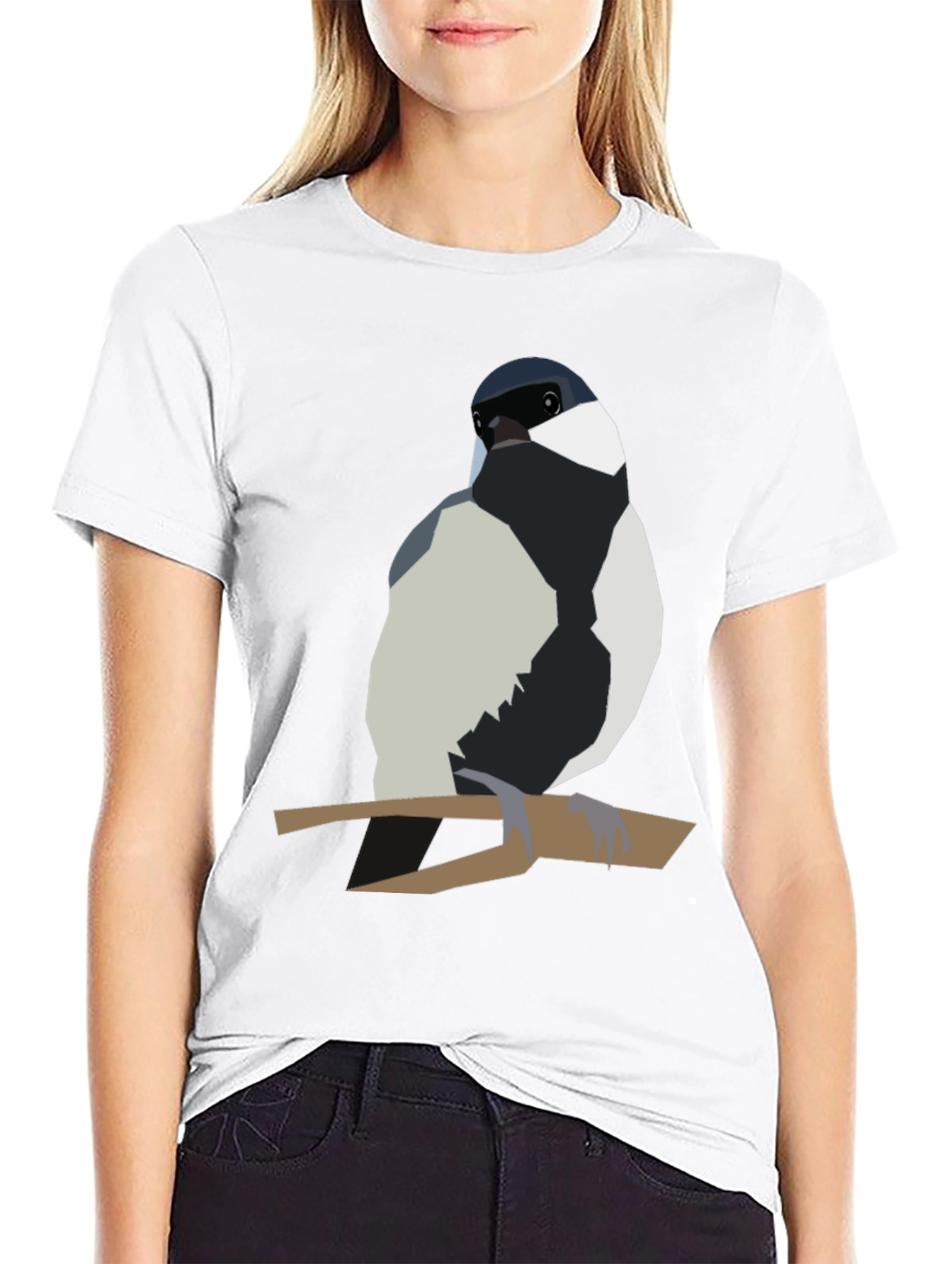 Bird on Branch Graphic Tee - Stylish Casual Wear
