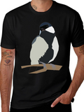 Bird on Branch Graphic Tee - Stylish Casual Wear