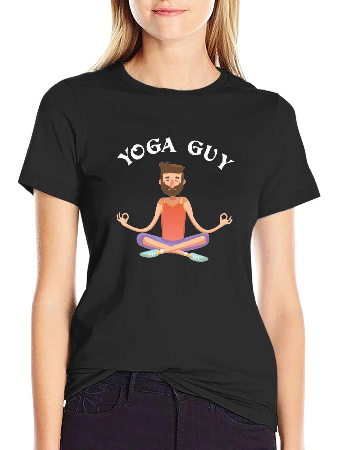 Yoga Guy Graphic T-Shirt - Relaxed Fit