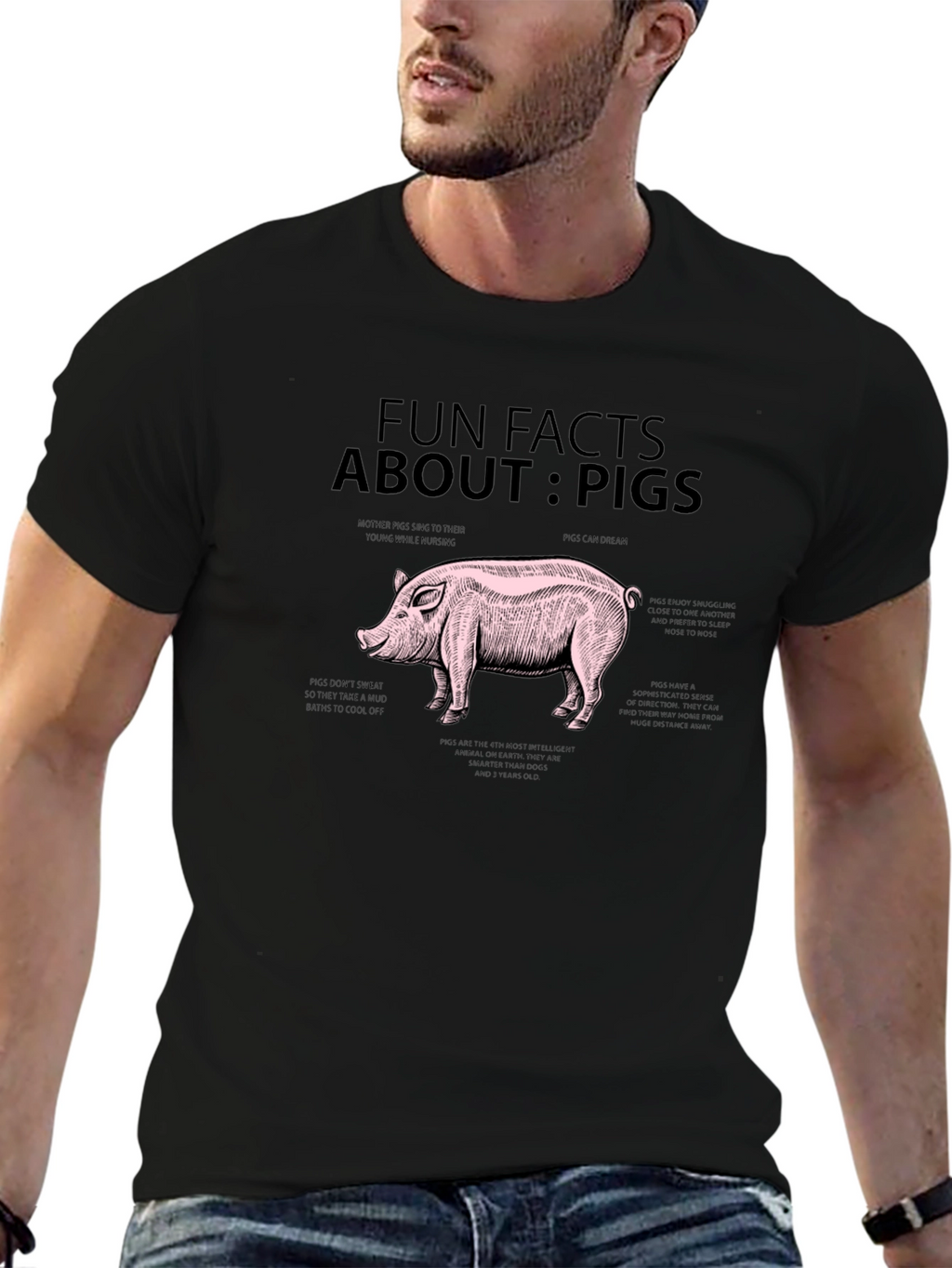 Fun Facts About Pigs Graphic Tee