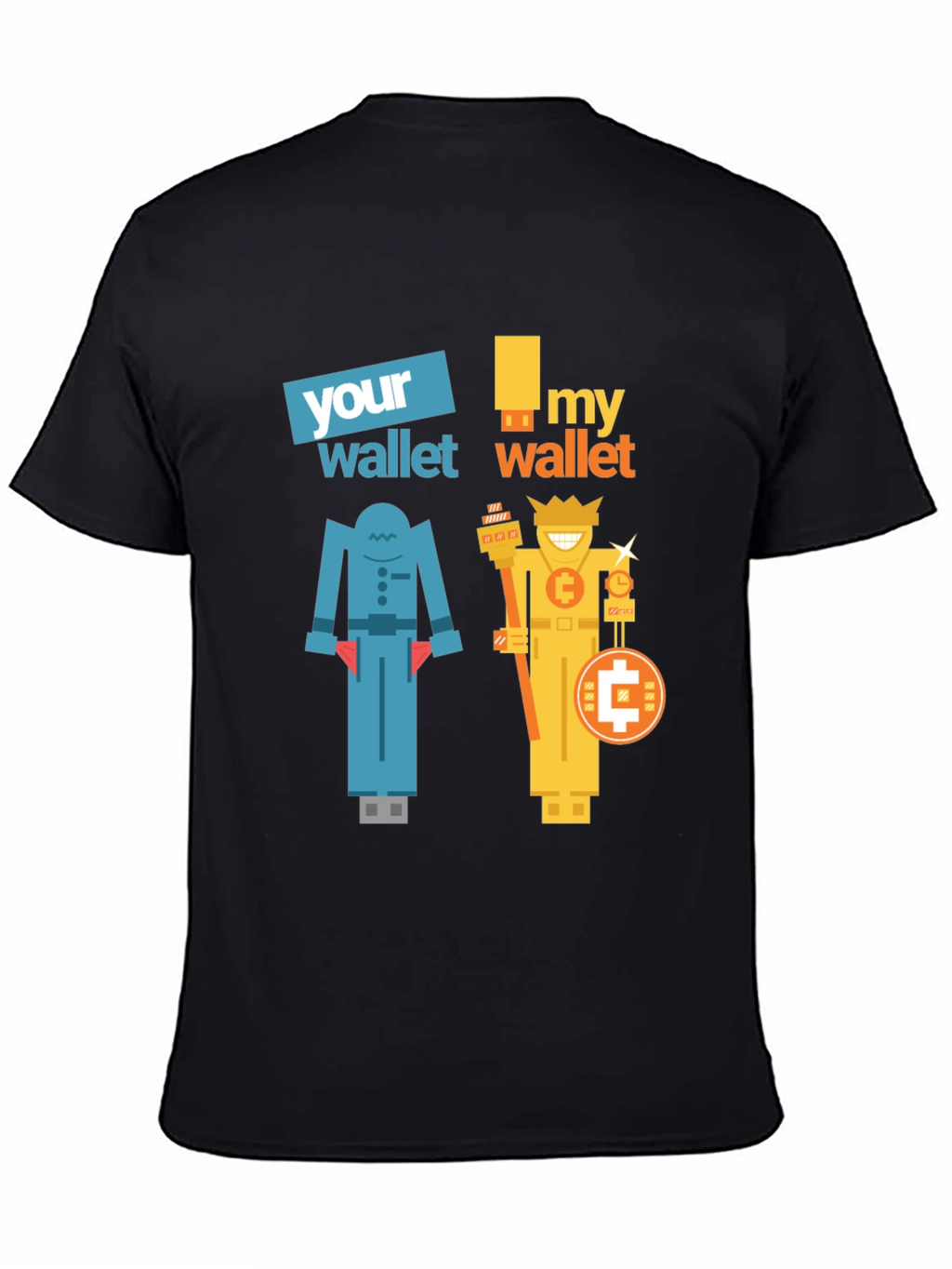 Crypto Humor T-Shirt - Wallet Graphic Tee