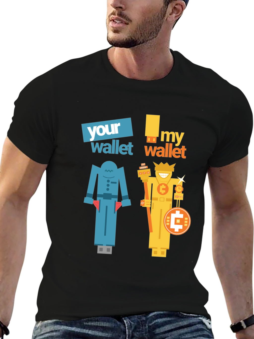 Crypto Humor T-Shirt - Wallet Graphic Tee