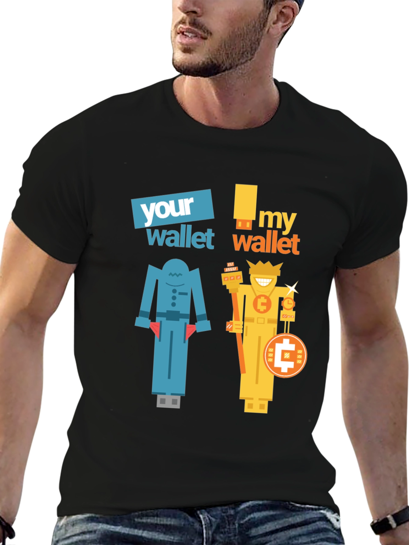 Crypto Humor T-Shirt - Wallet Graphic Tee
