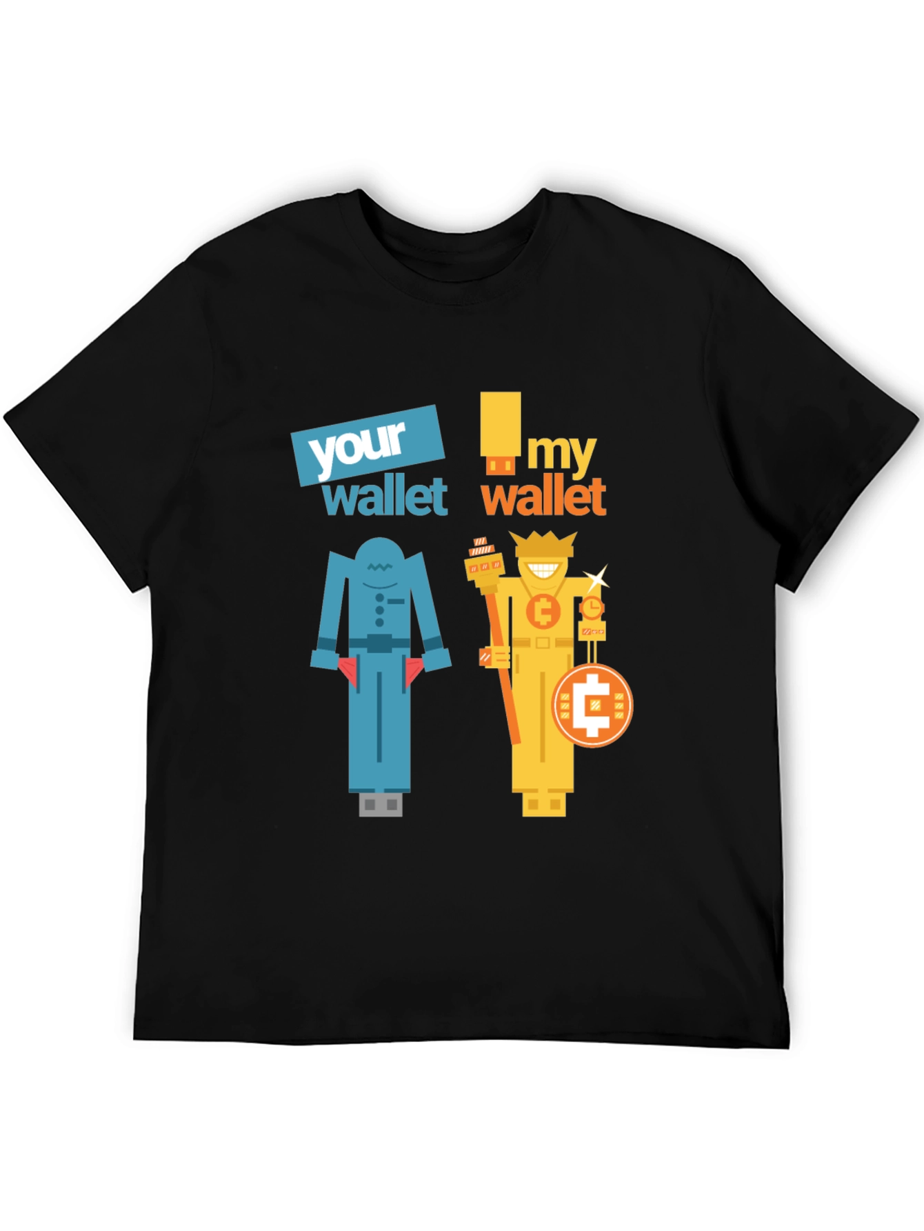 Crypto Humor T-Shirt - Wallet Graphic Tee
