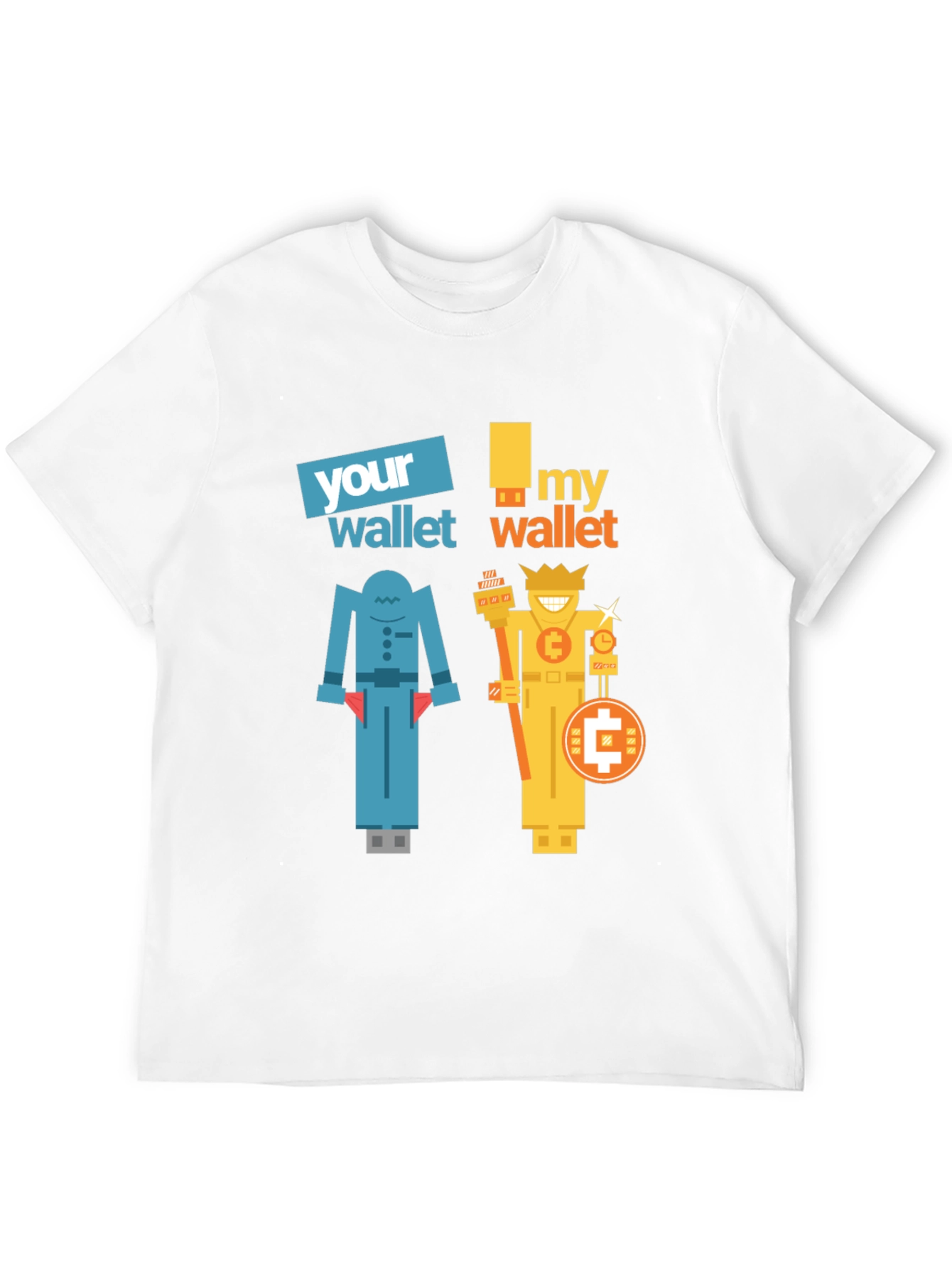 Crypto Humor T-Shirt - Wallet Graphic Tee