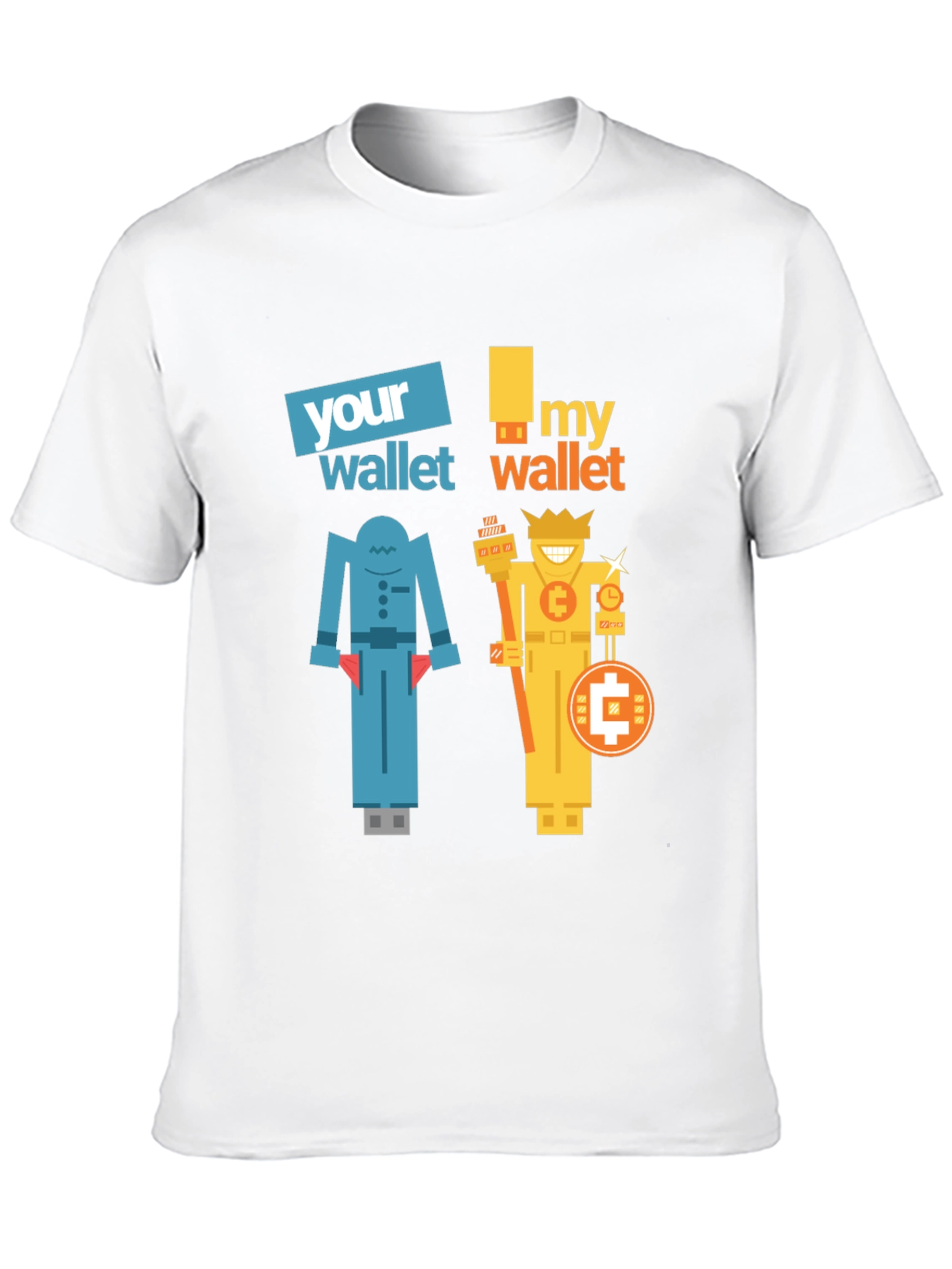 Crypto Humor T-Shirt - Wallet Graphic Tee