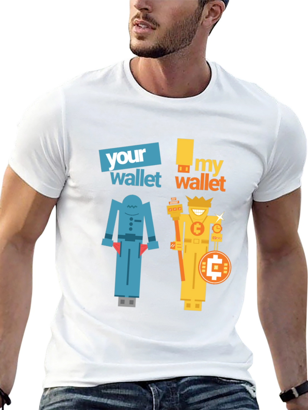 Crypto Humor T-Shirt - Wallet Graphic Tee