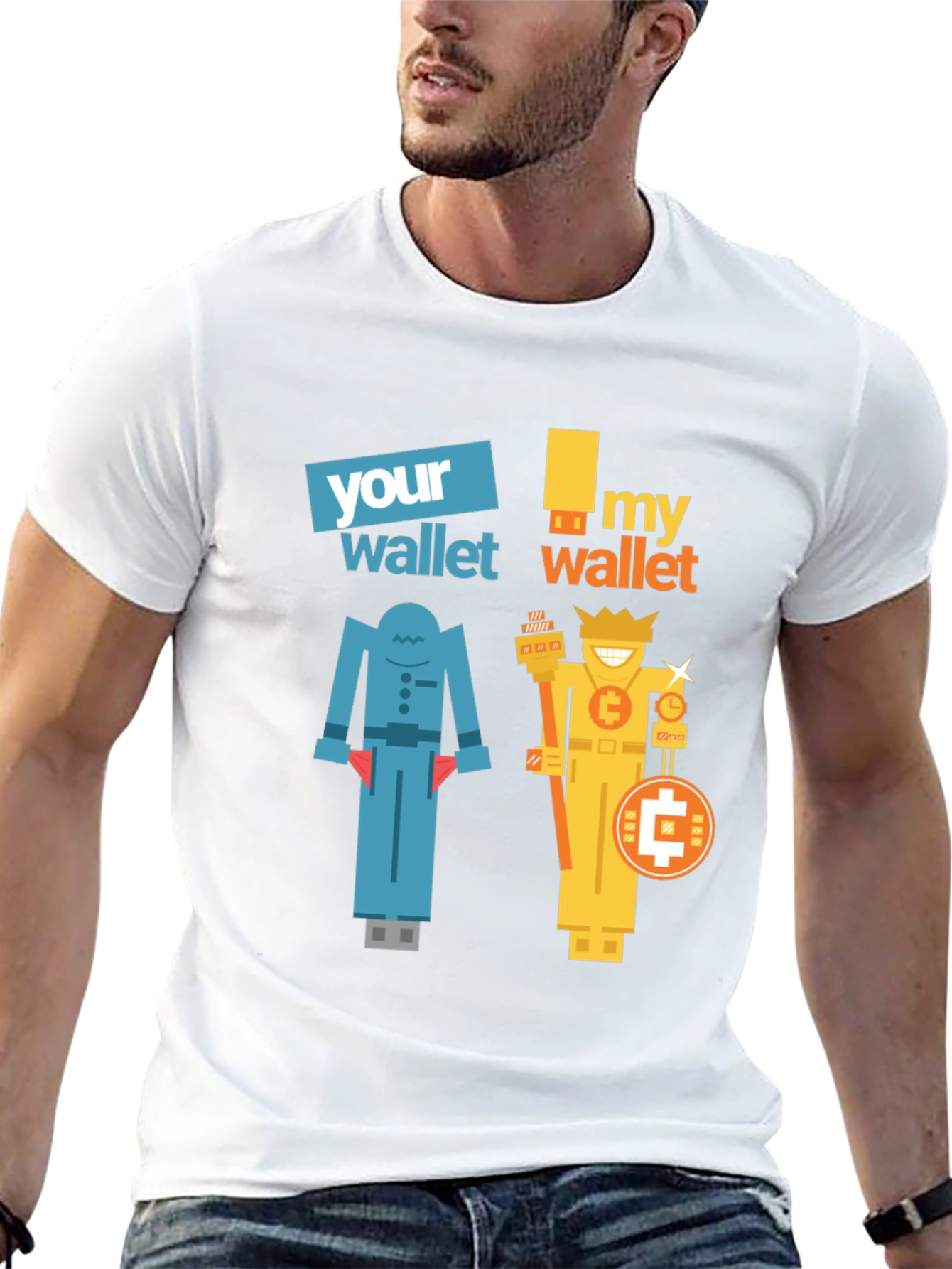 Crypto Humor T-Shirt - Wallet Graphic Tee