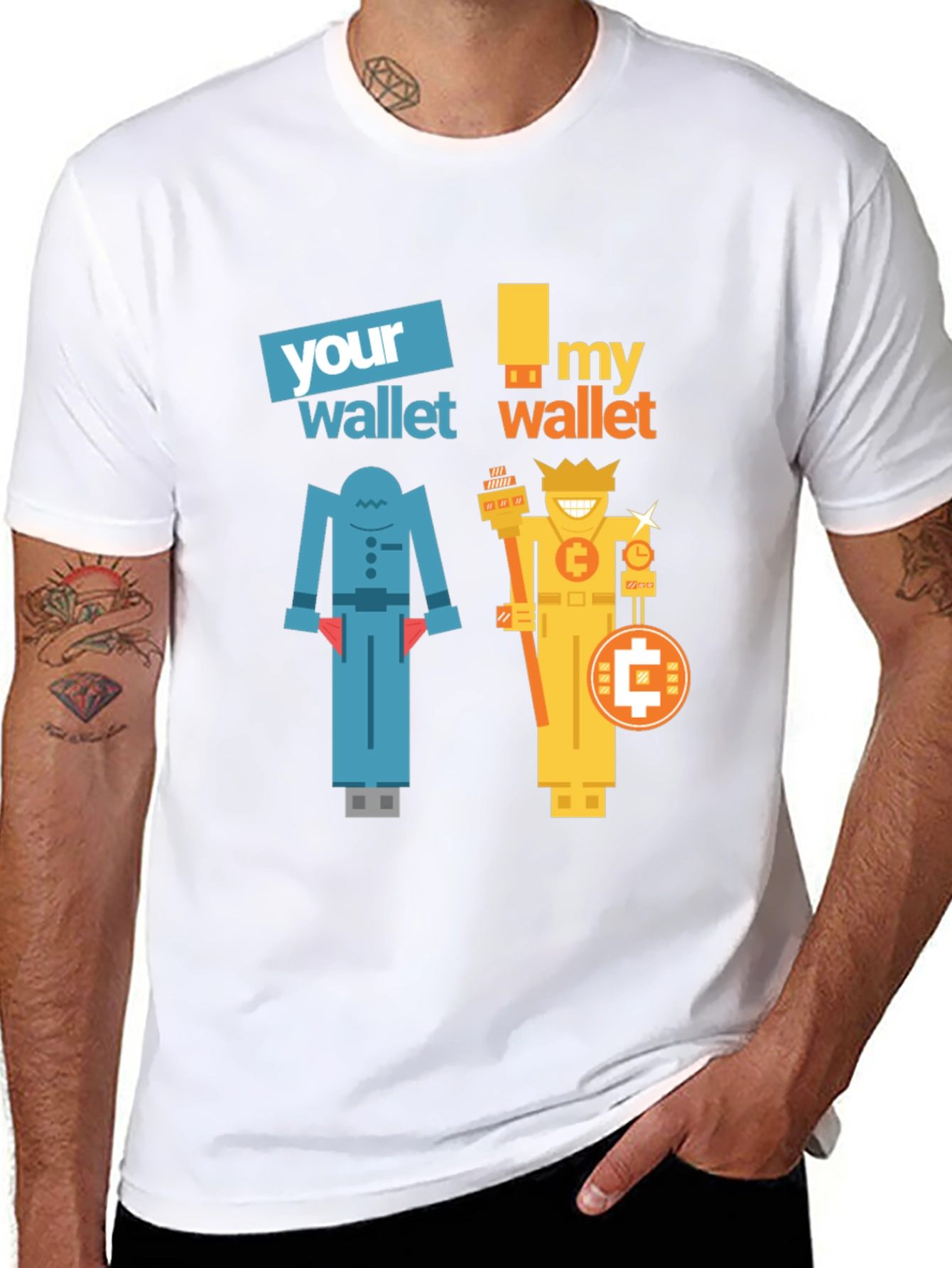 Crypto Humor T-Shirt - Wallet Graphic Tee