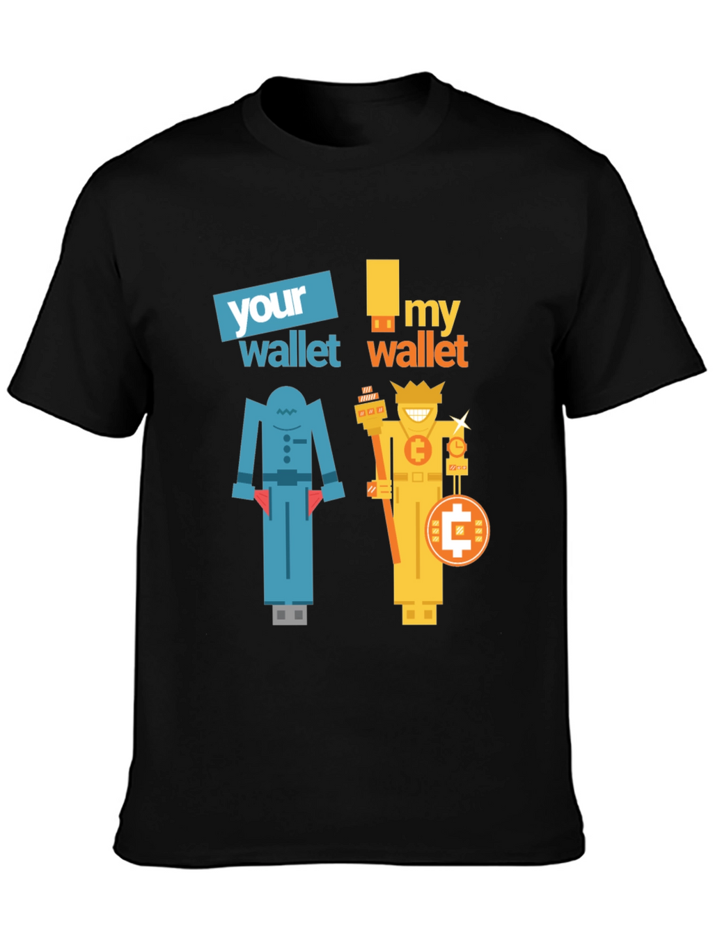 Crypto Humor T-Shirt - Wallet Graphic Tee
