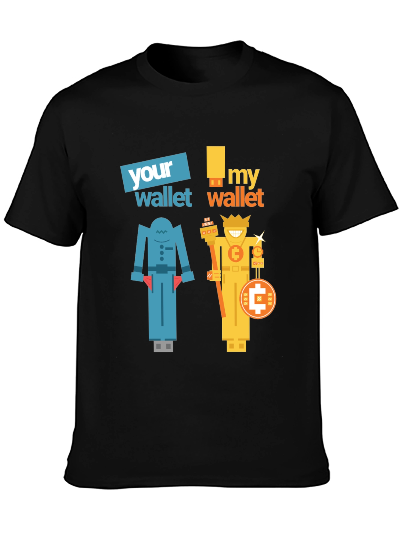 Crypto Humor T-Shirt - Wallet Graphic Tee