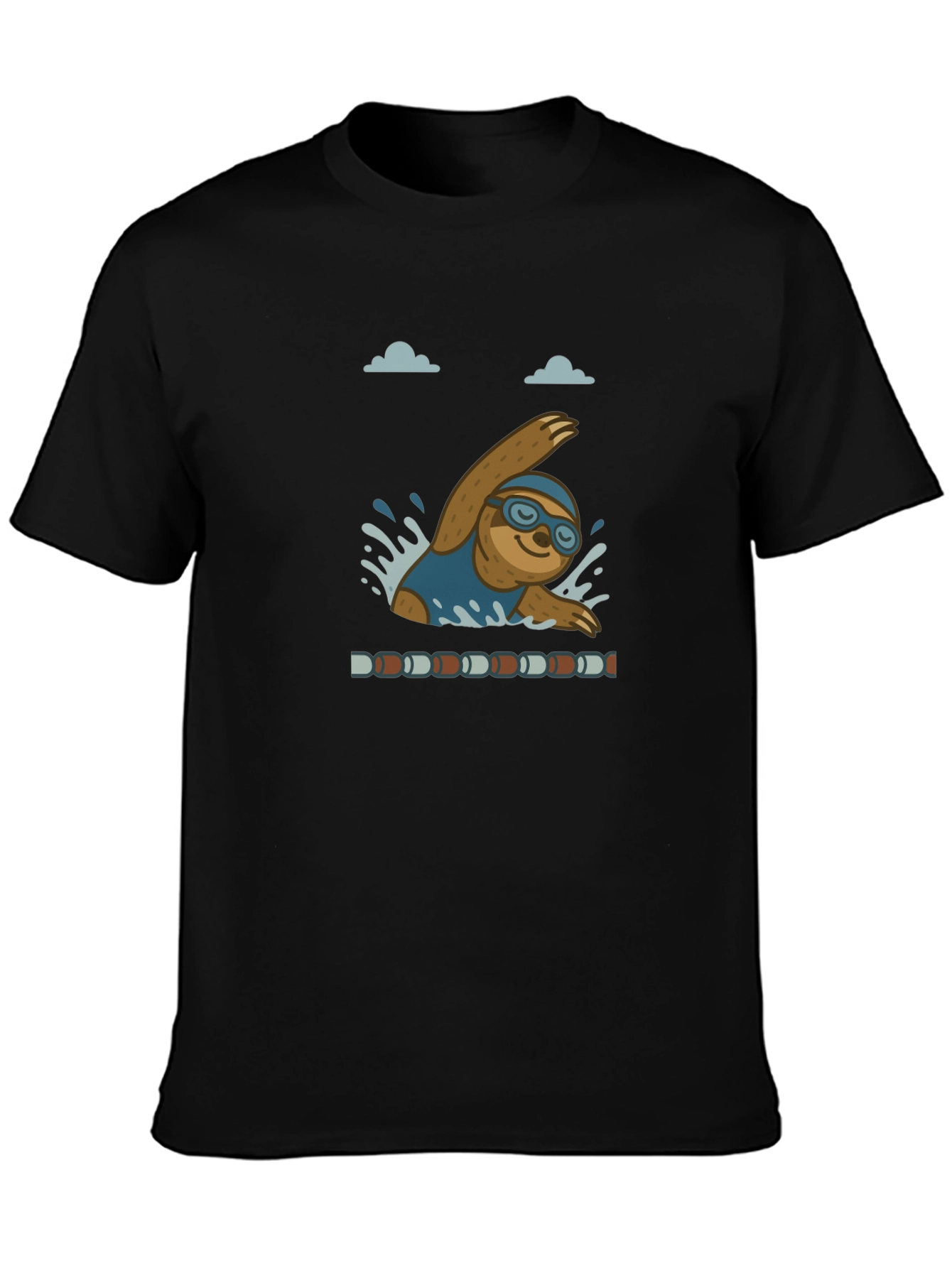 Swimming Sloth Graphic Tee