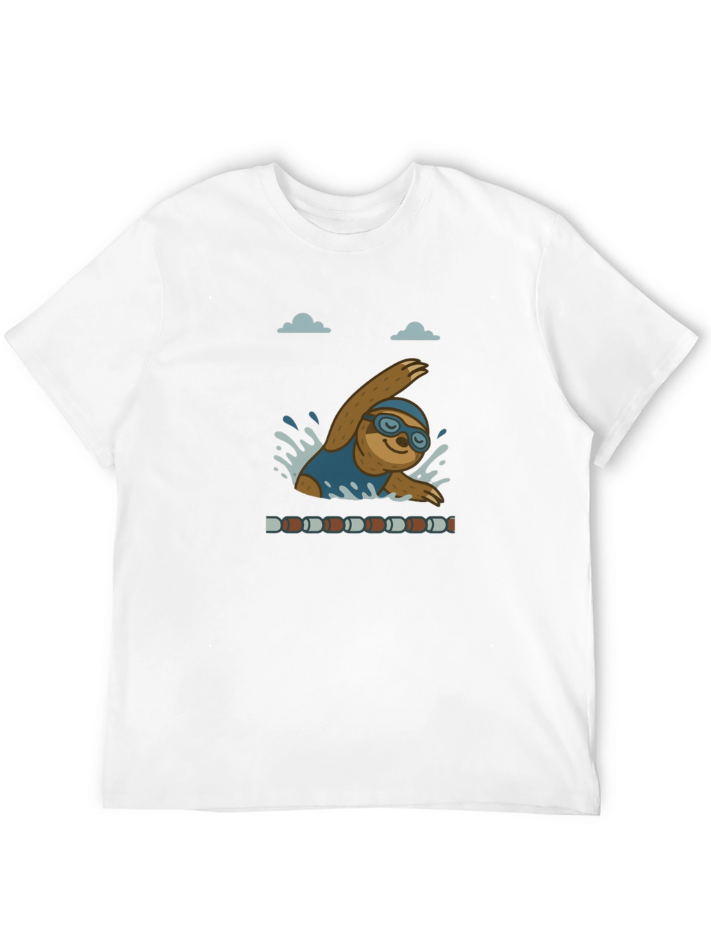 Swimming Sloth Graphic Tee