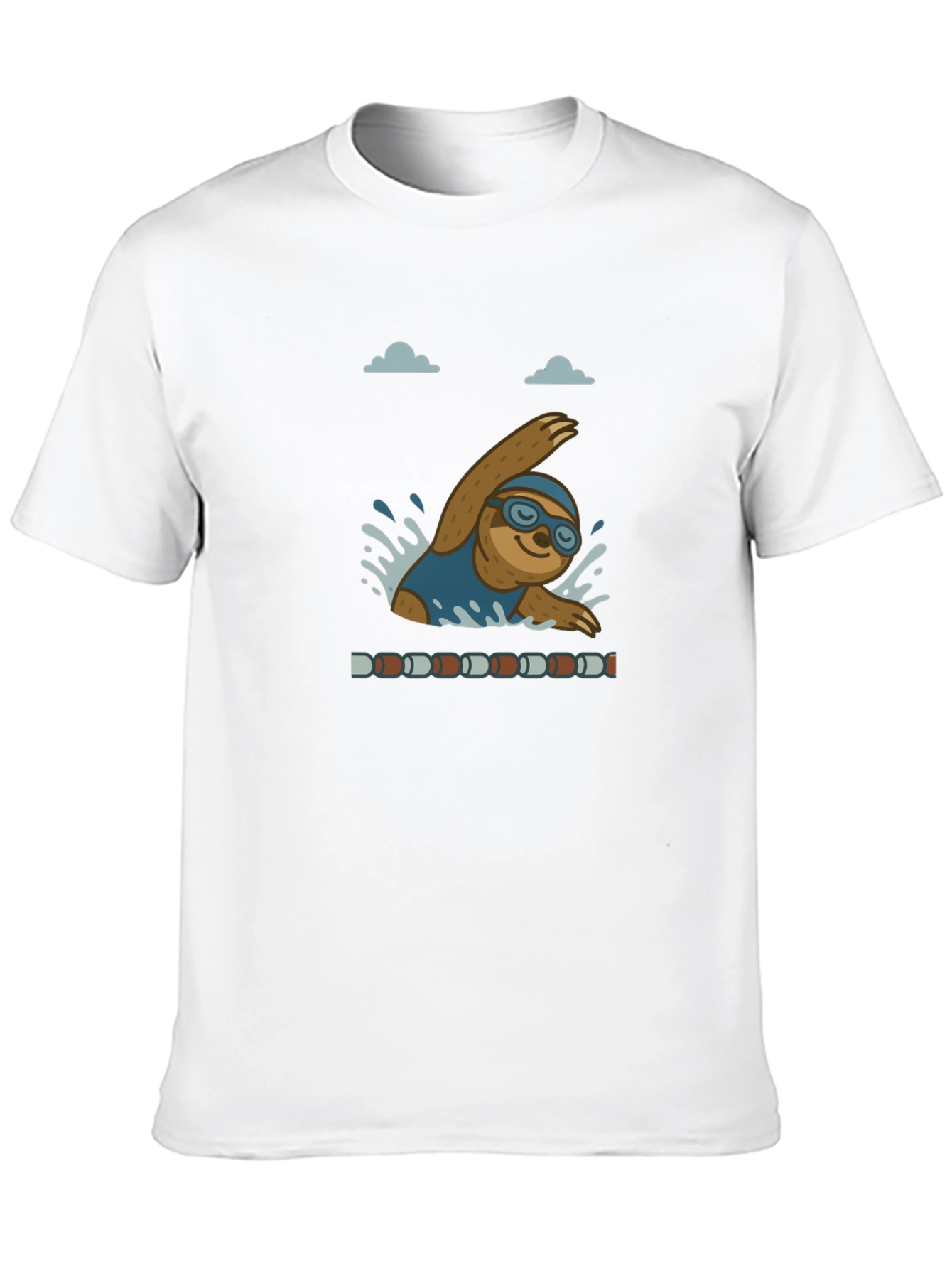 Swimming Sloth Graphic Tee