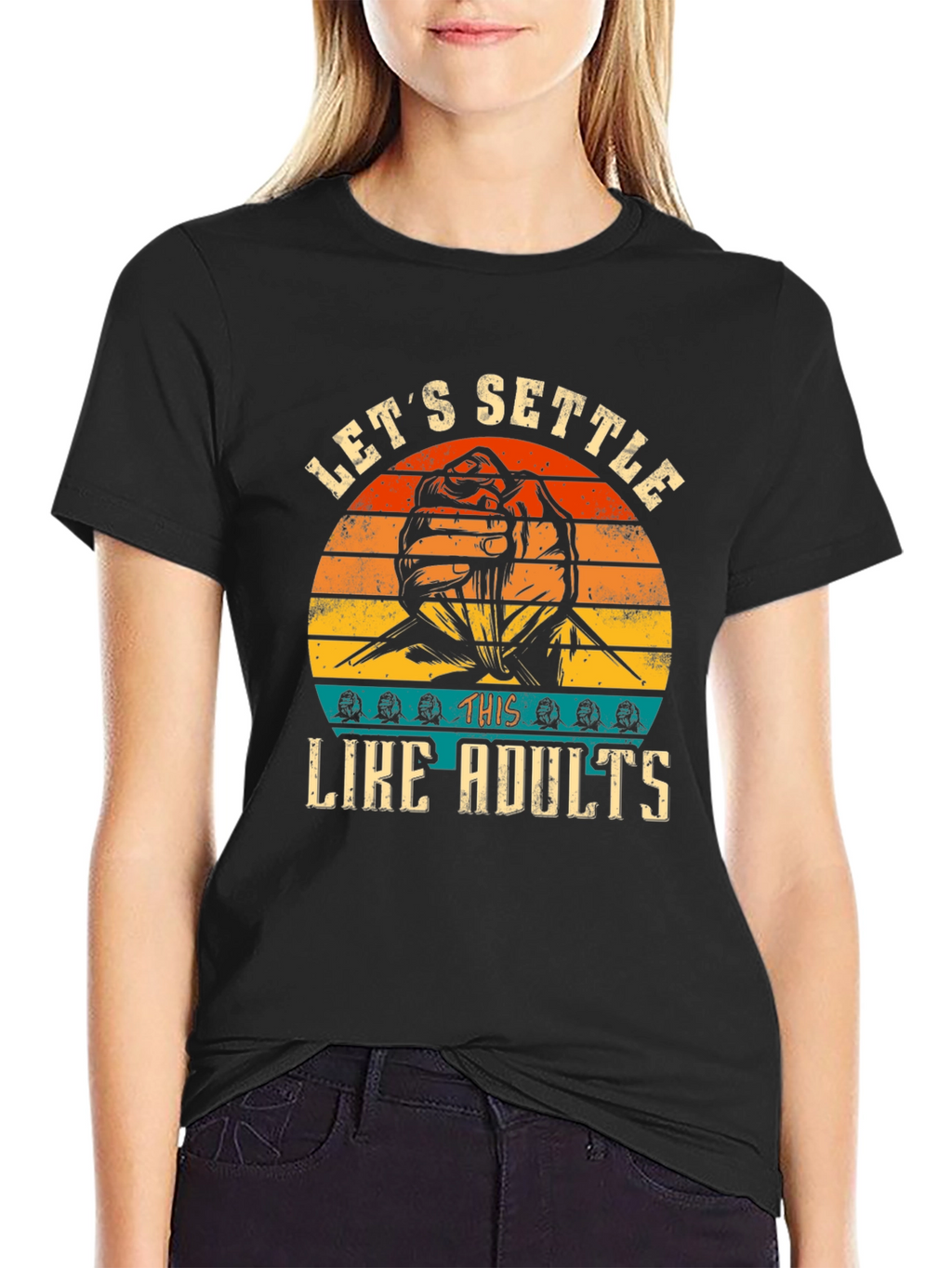 Lets Settle This Like Adults T-Shirt