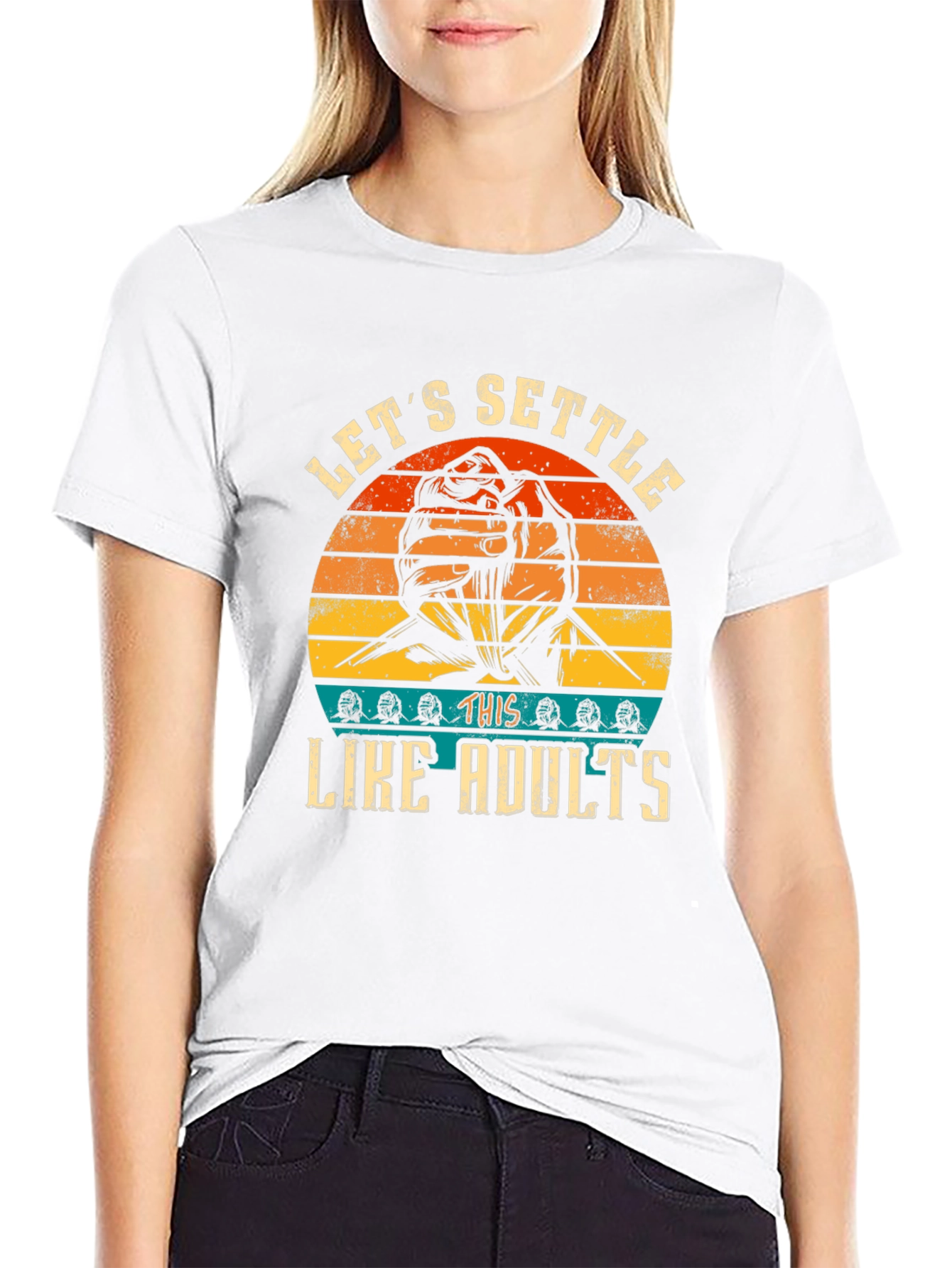 Lets Settle This Like Adults T-Shirt