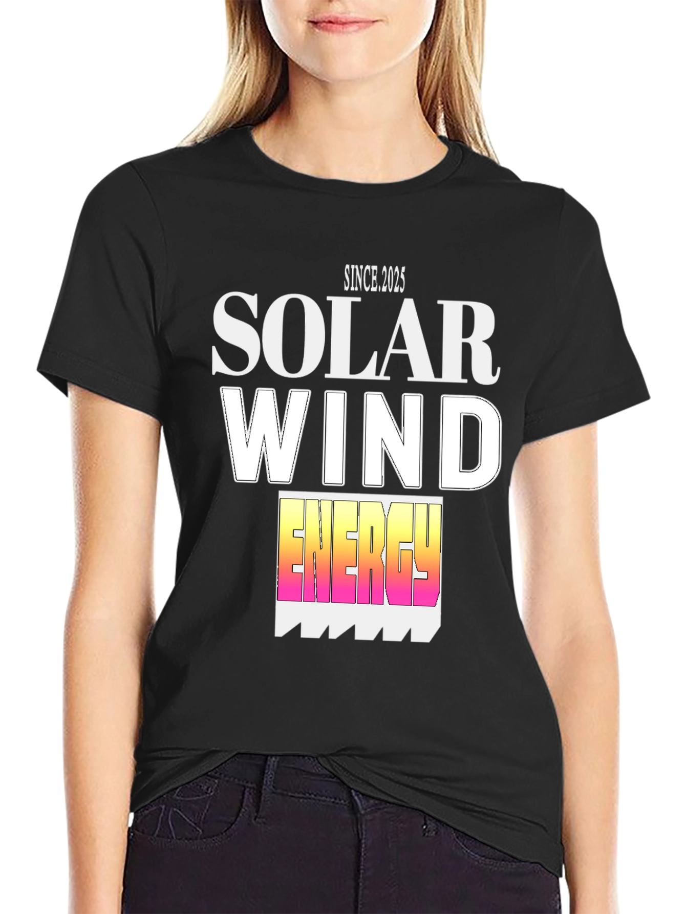 Solar Wind Energy T-Shirt - Since 2025 - Modern Design