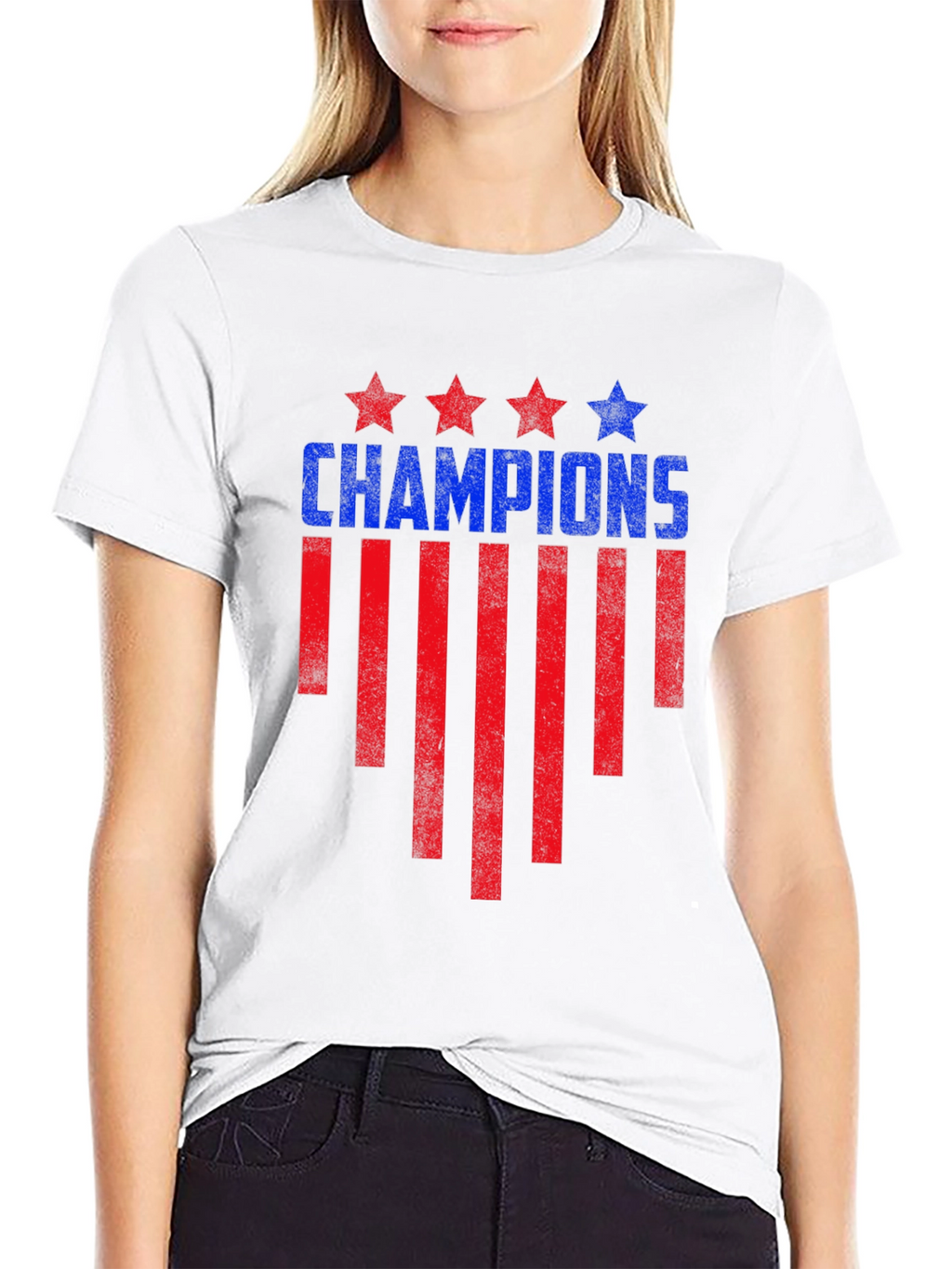 Champions Graphic Tee - Patriotic Design