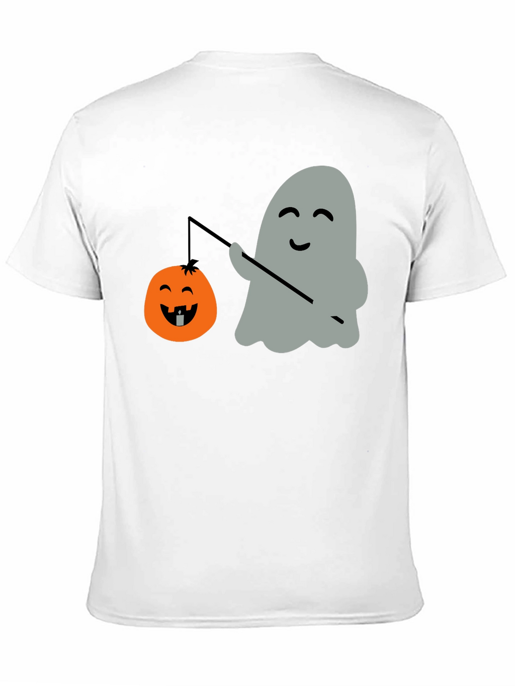 Ghost & Pumpkin Lantern Halloween T-Shirt
