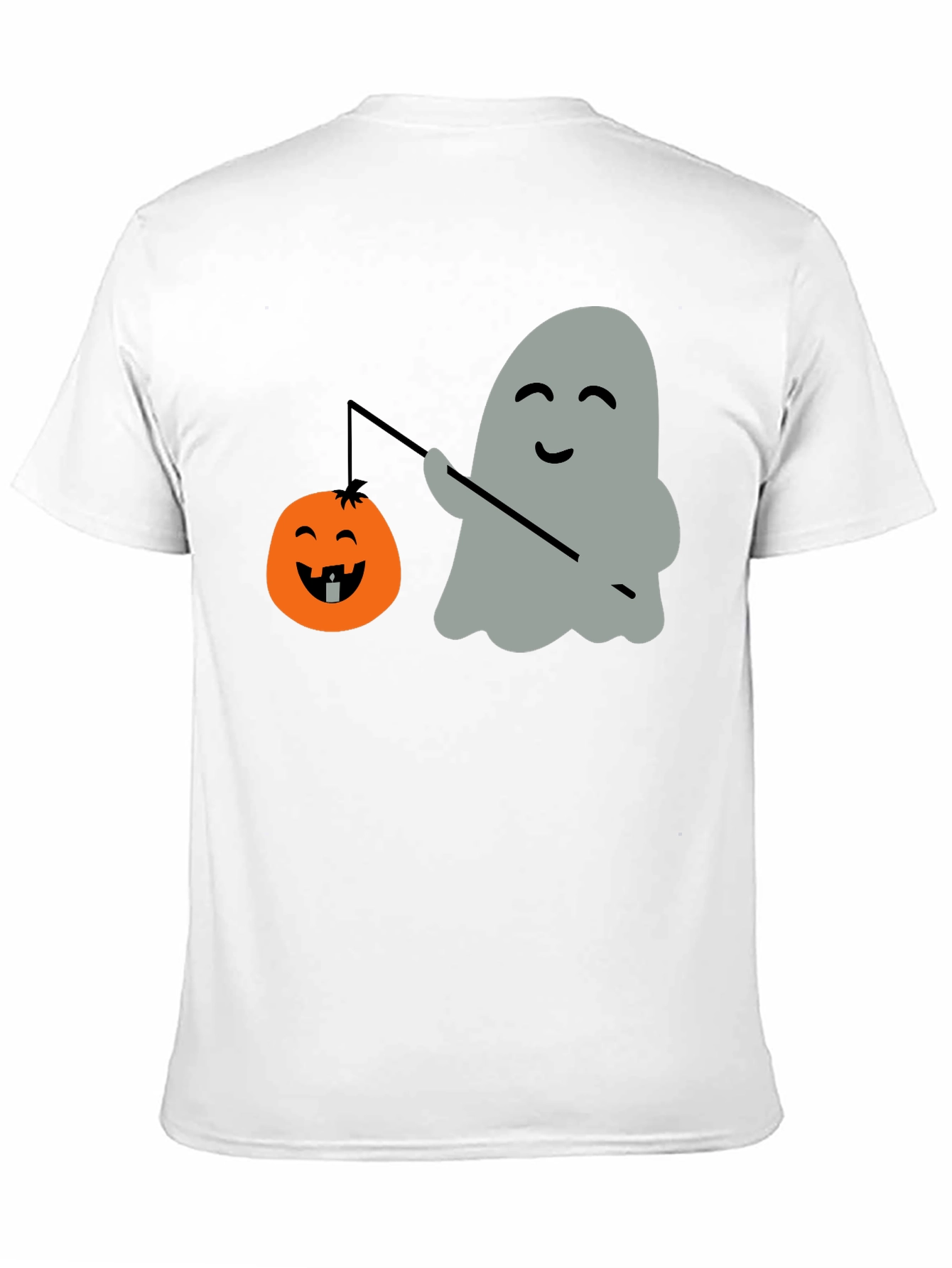 Ghost & Pumpkin Lantern Halloween T-Shirt