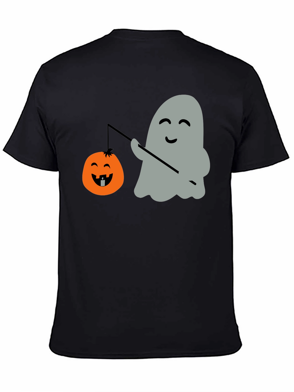 Ghost & Pumpkin Lantern Halloween T-Shirt