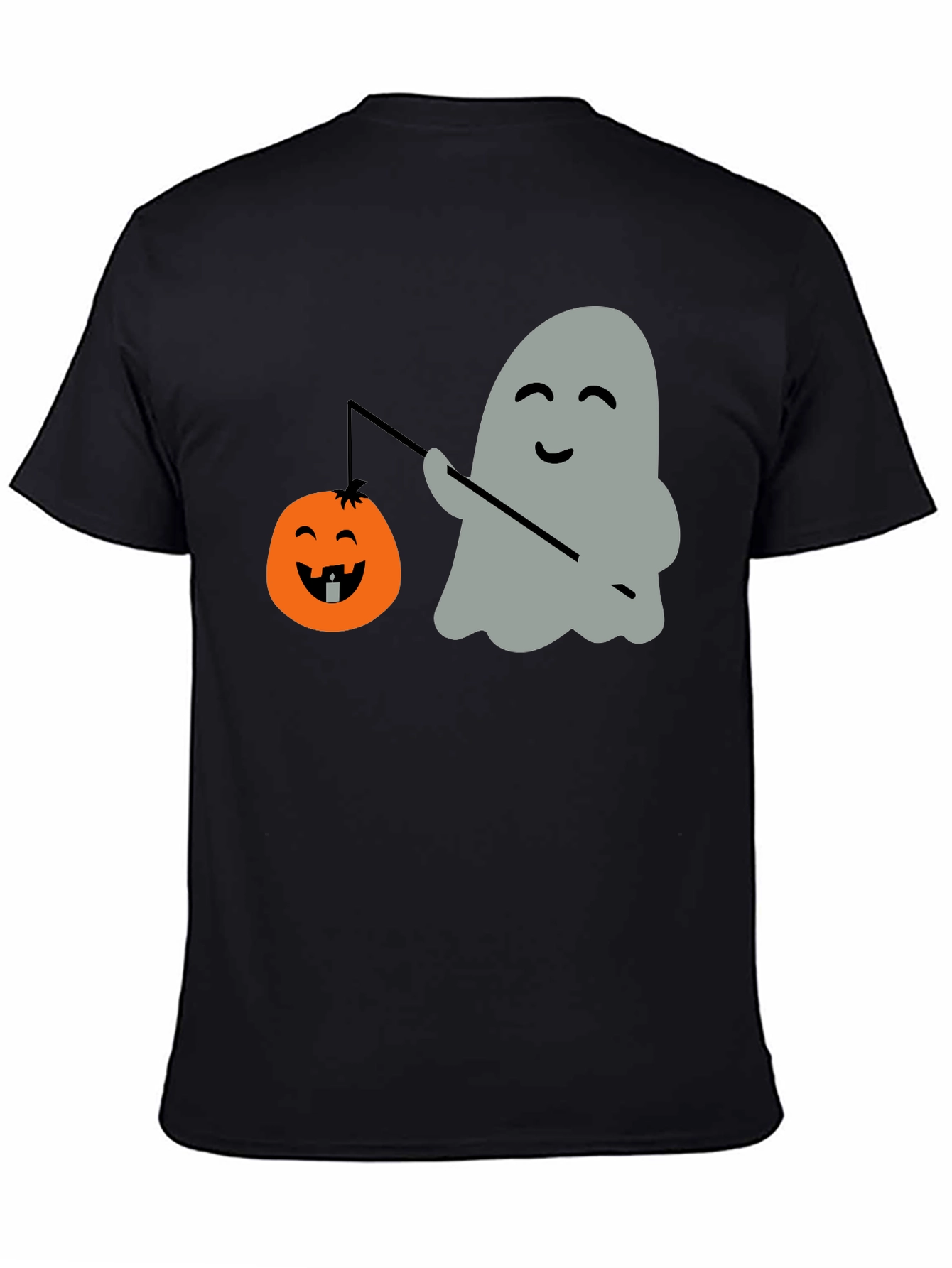 Ghost & Pumpkin Lantern Halloween T-Shirt