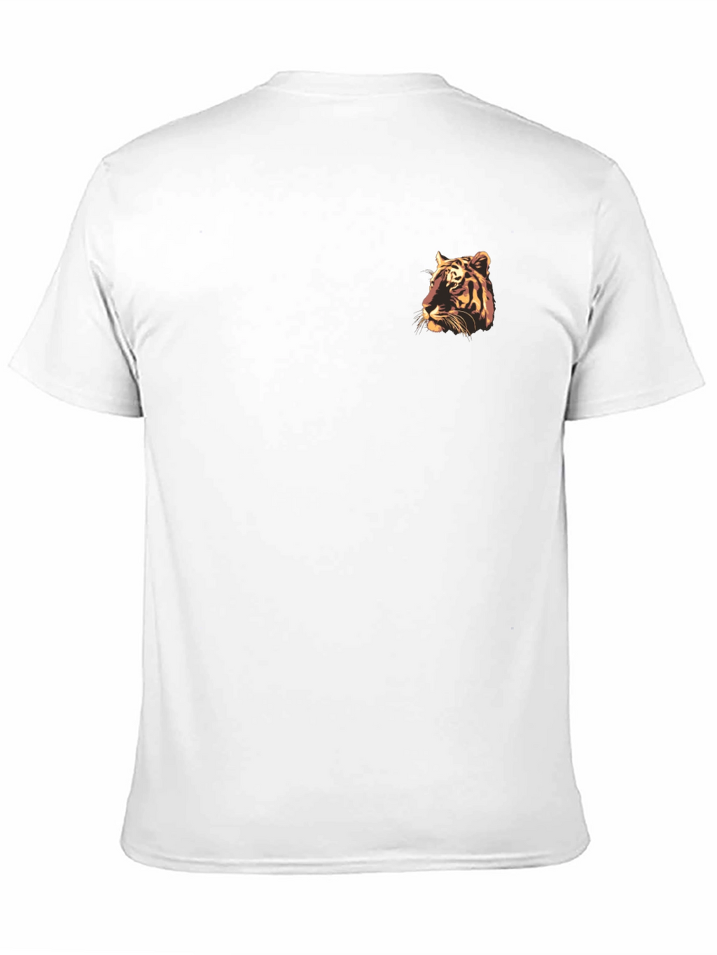 Mens Black Tiger Graphic Tee