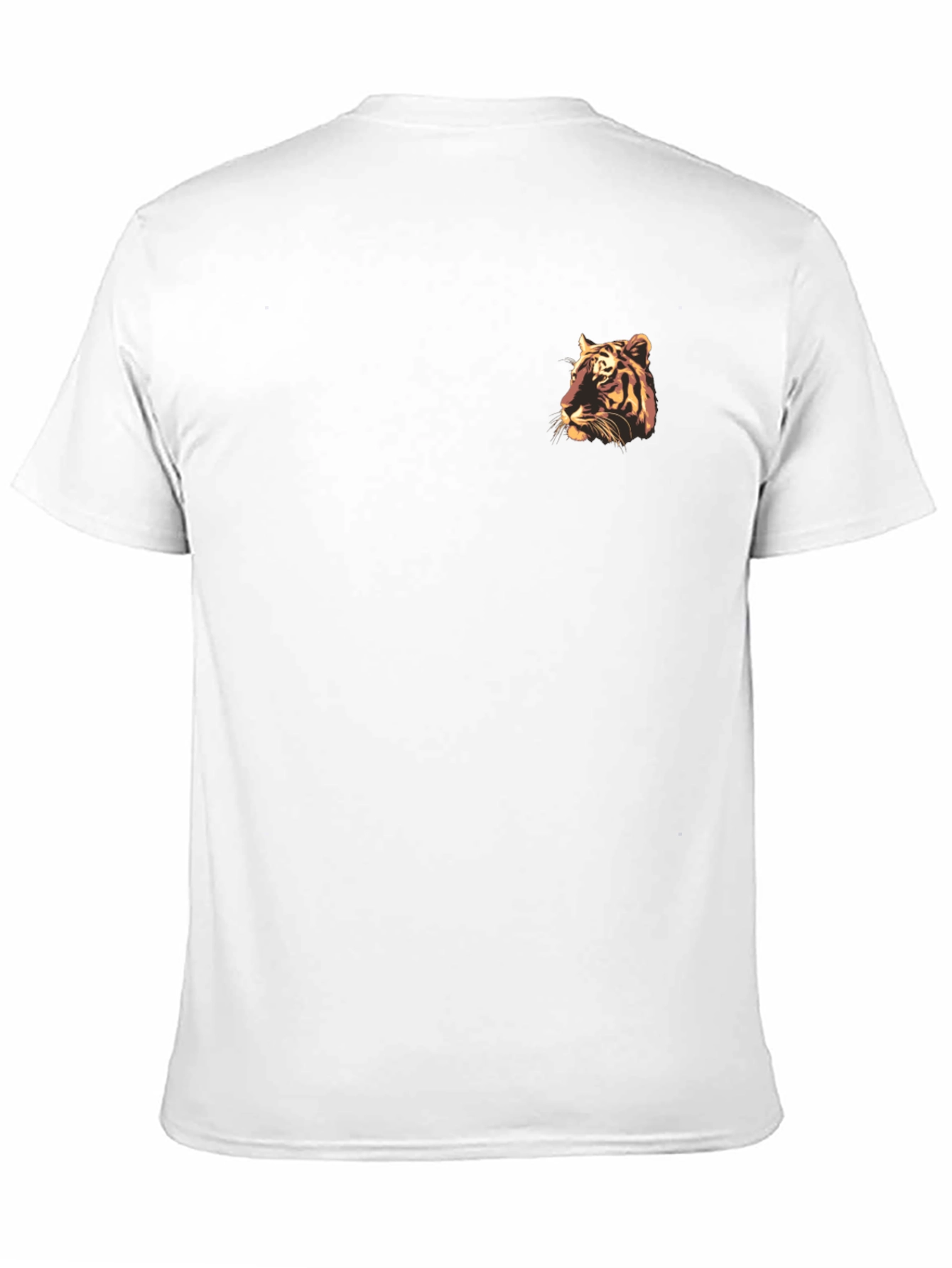 Mens Black Tiger Graphic Tee