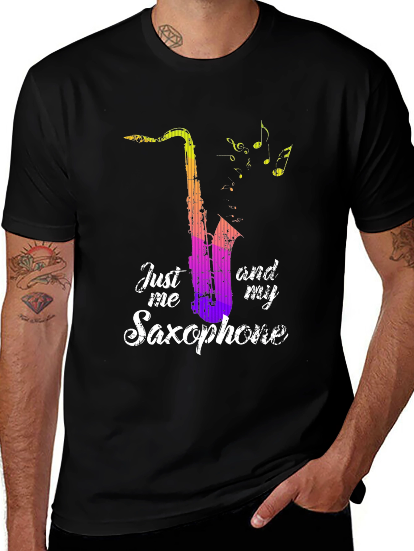 Just Me & My Saxophone - Graphic Tee