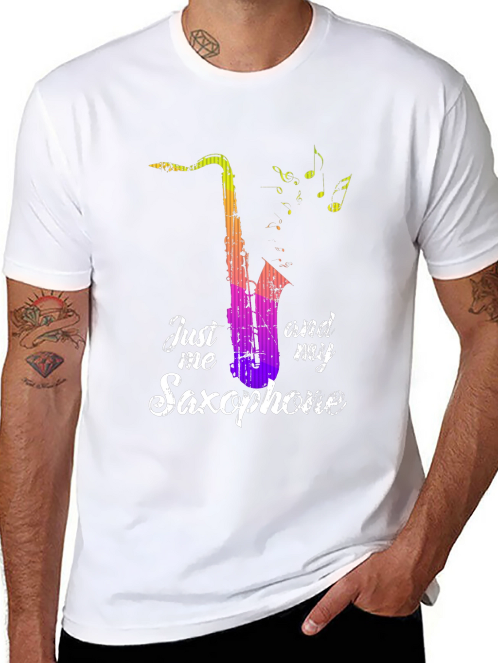 Just Me & My Saxophone - Graphic Tee