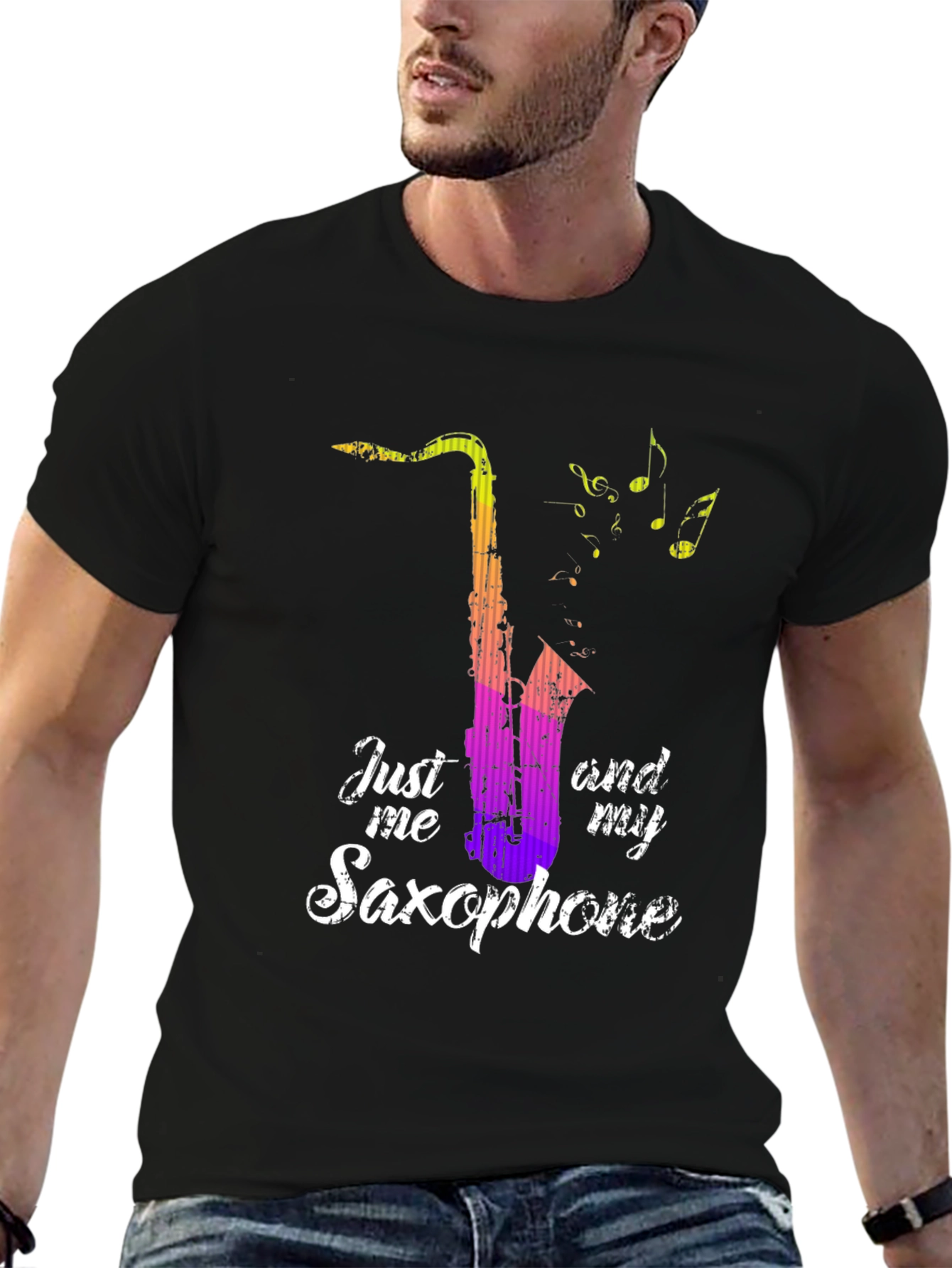 Just Me & My Saxophone - Graphic Tee