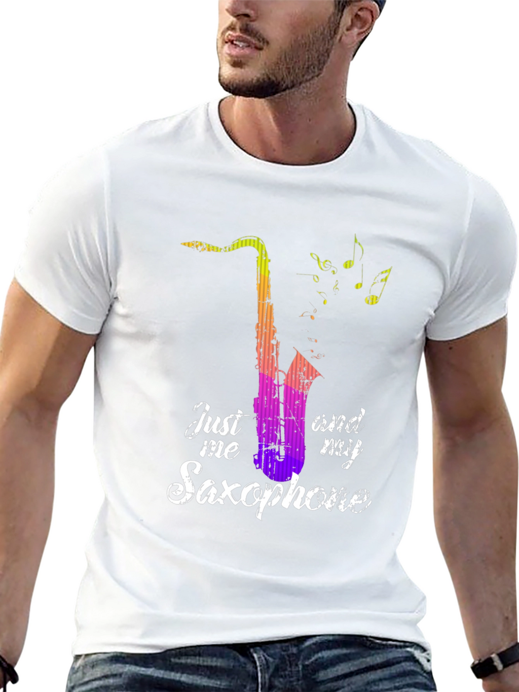 Just Me & My Saxophone - Graphic Tee