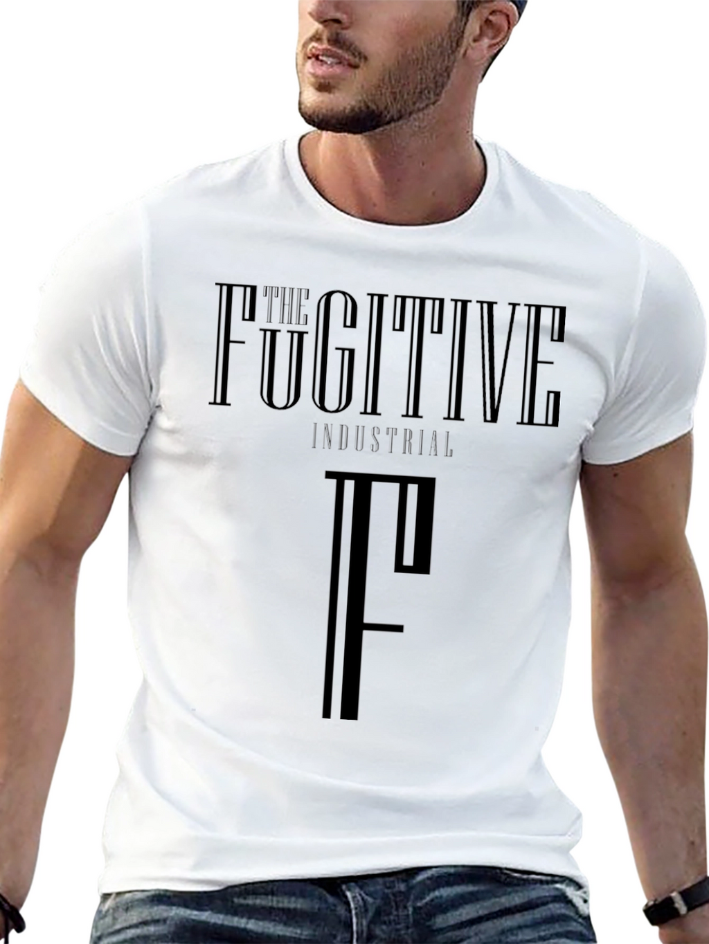 The Fugitive Industrial Black Graphic Tee