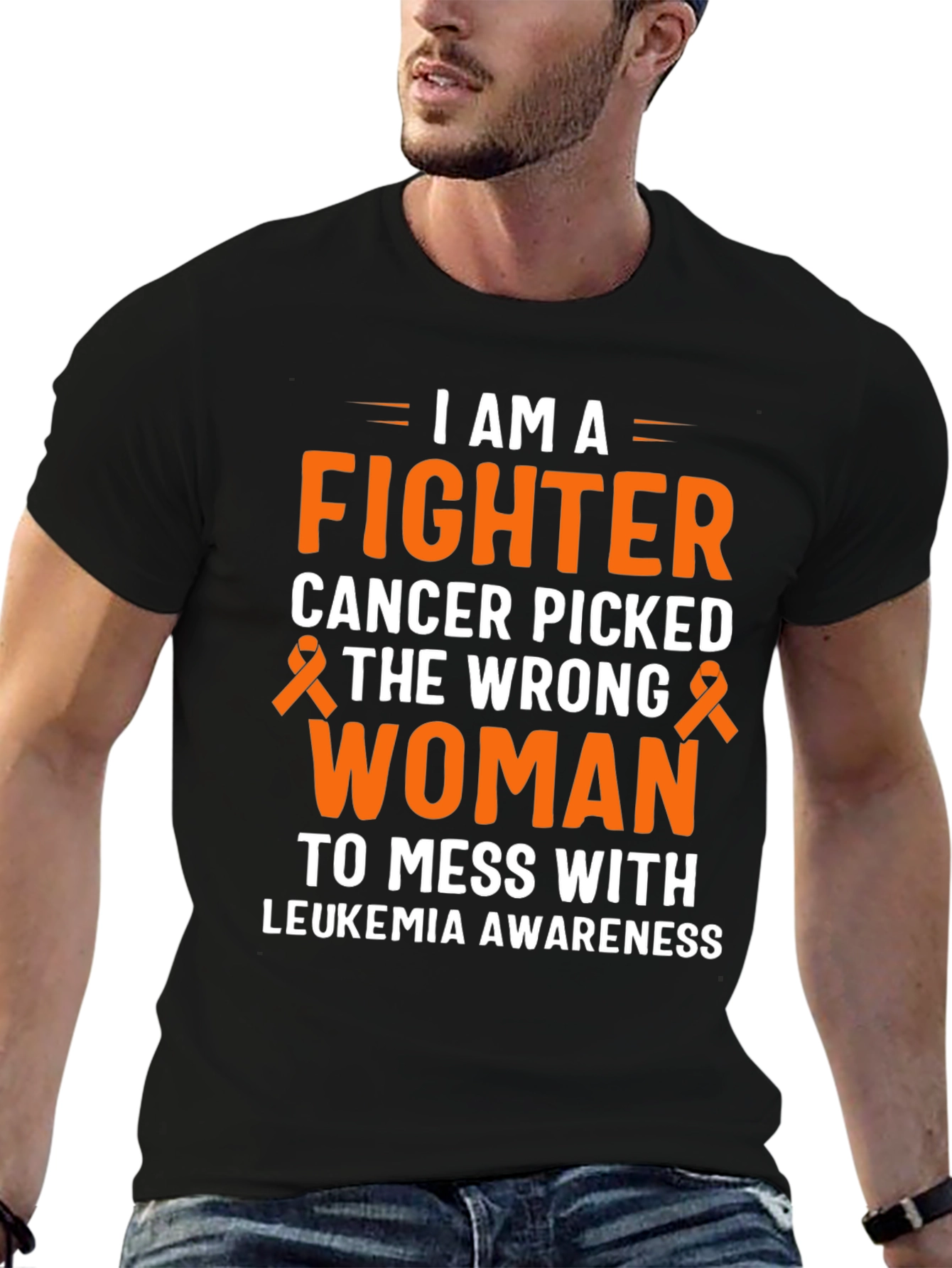 I Am A Fighter Leukemia Awareness T-Shirt
