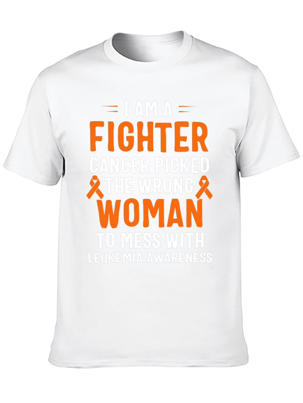 I Am A Fighter Leukemia Awareness T-Shirt