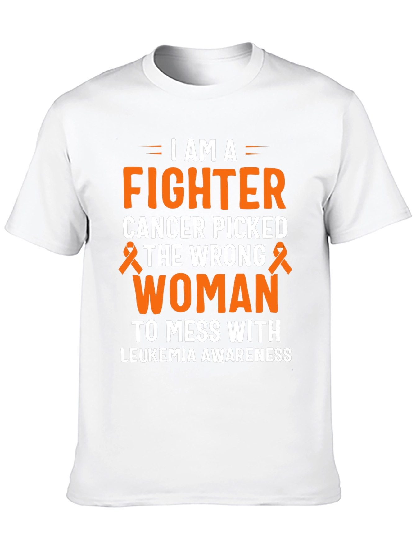 I Am A Fighter Leukemia Awareness T-Shirt