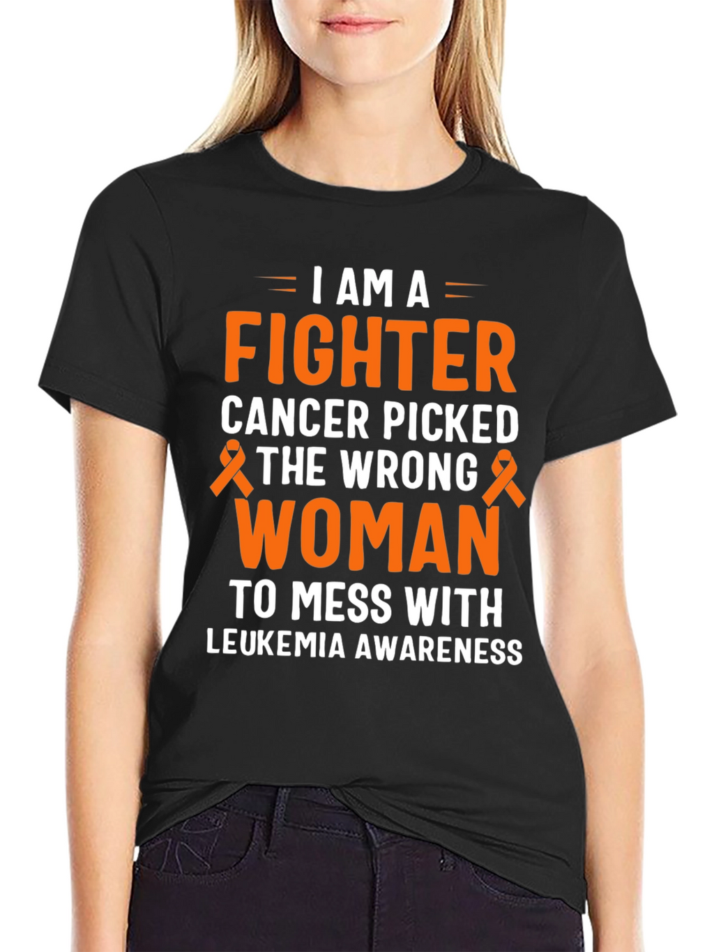 I Am A Fighter Leukemia Awareness T-Shirt