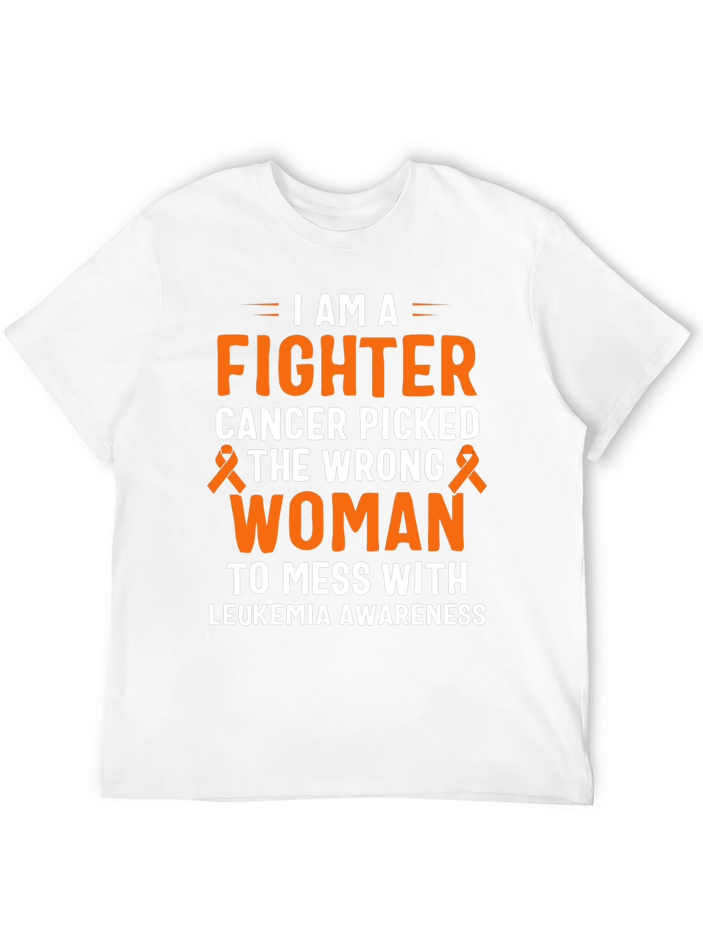 I Am A Fighter Leukemia Awareness T-Shirt