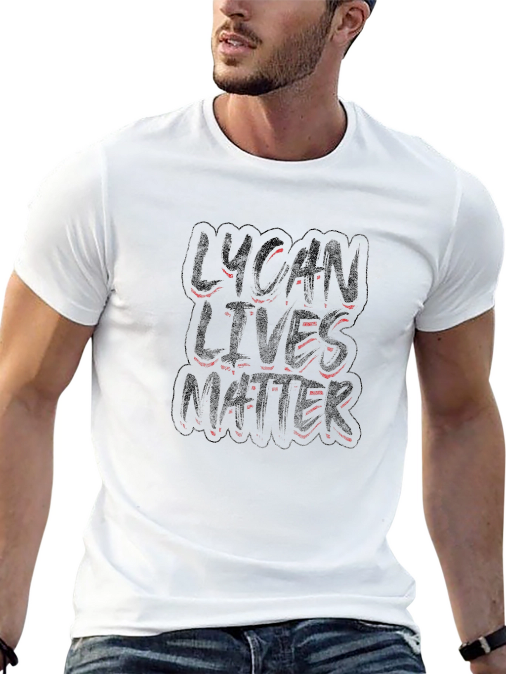 Lycan Lives Matter Black Graphic Tee