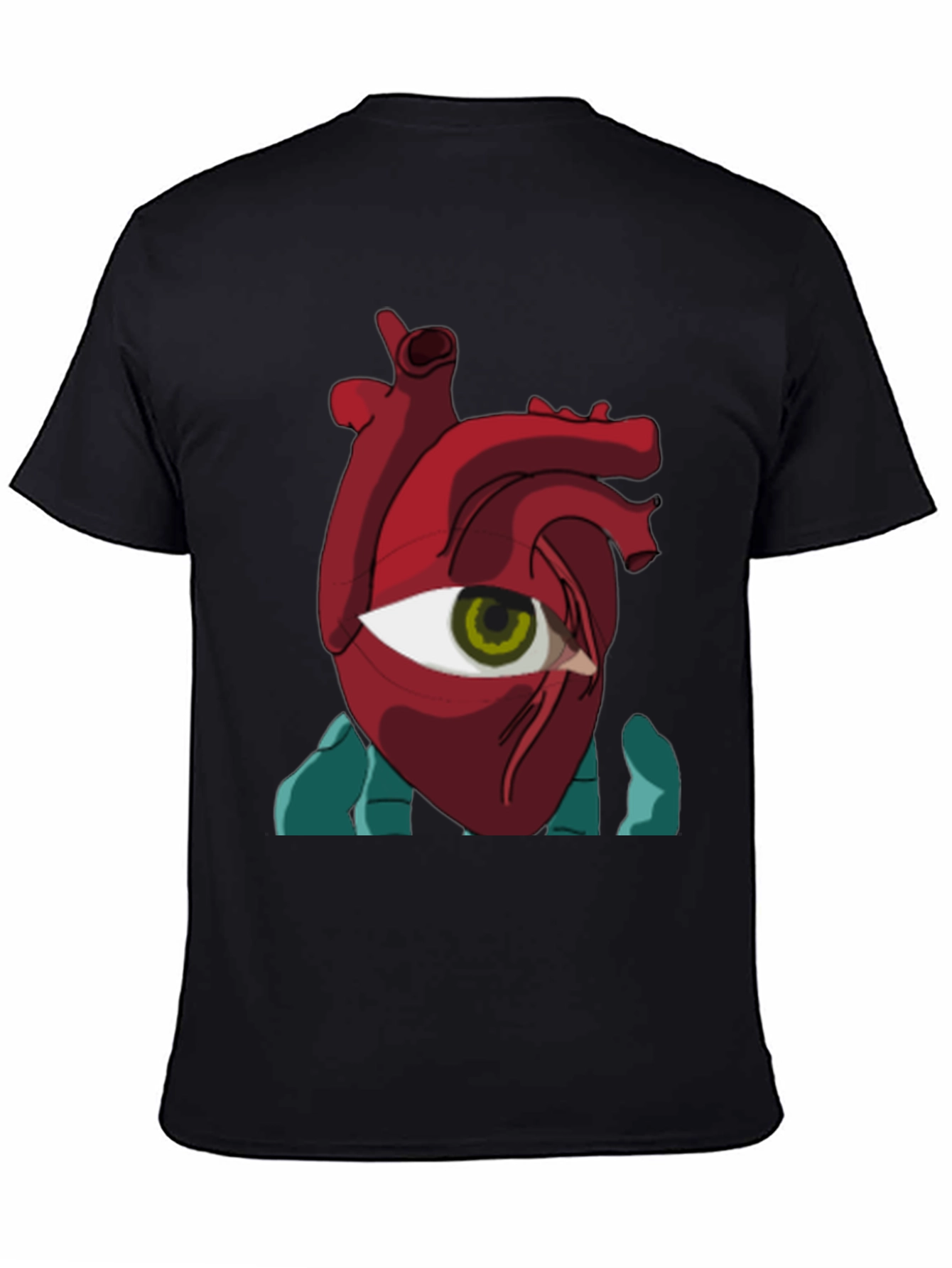 Eye Heart Graphic Tee - Unique Artistic Design