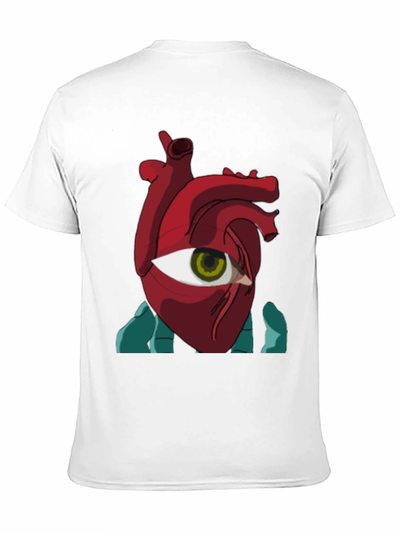 Eye Heart Graphic Tee - Unique Artistic Design