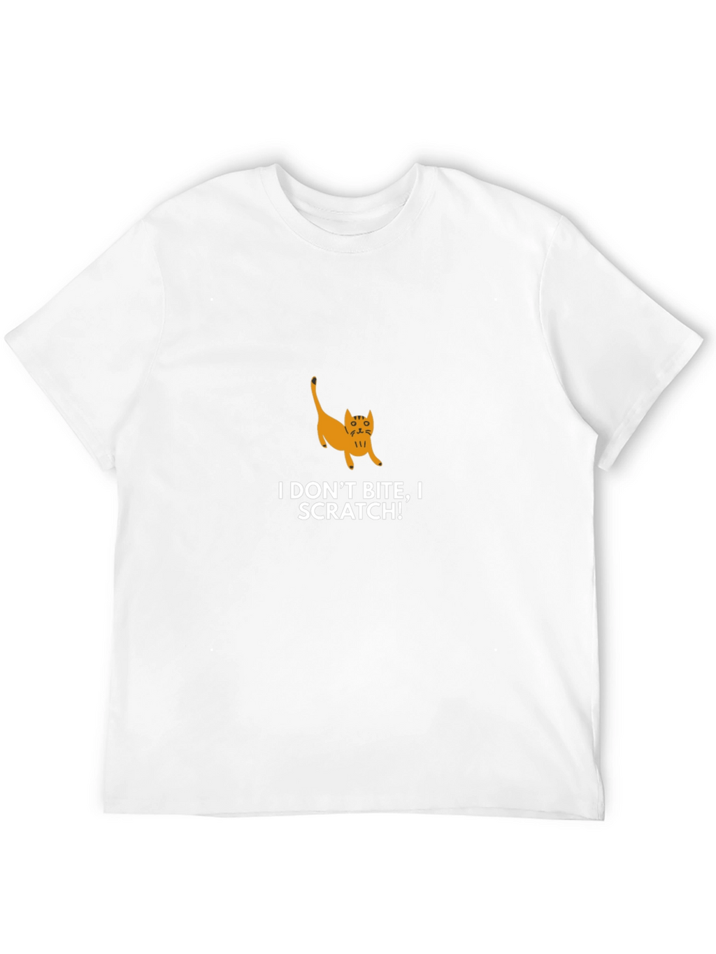 Cat Scratch T-Shirt - Funny Graphic Tee