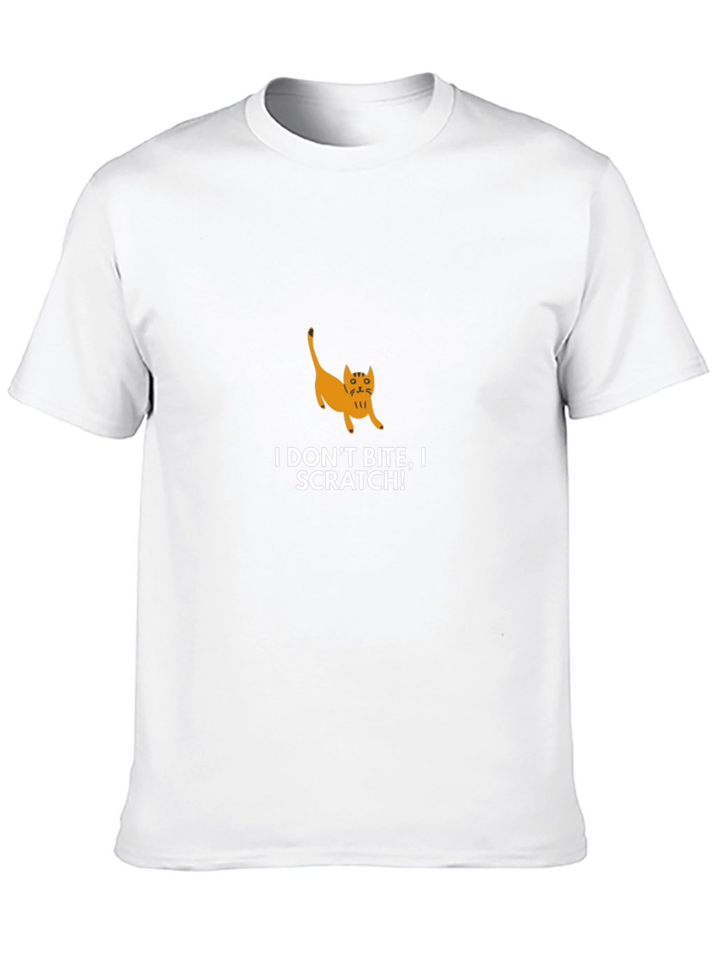 Cat Scratch T-Shirt - Funny Graphic Tee